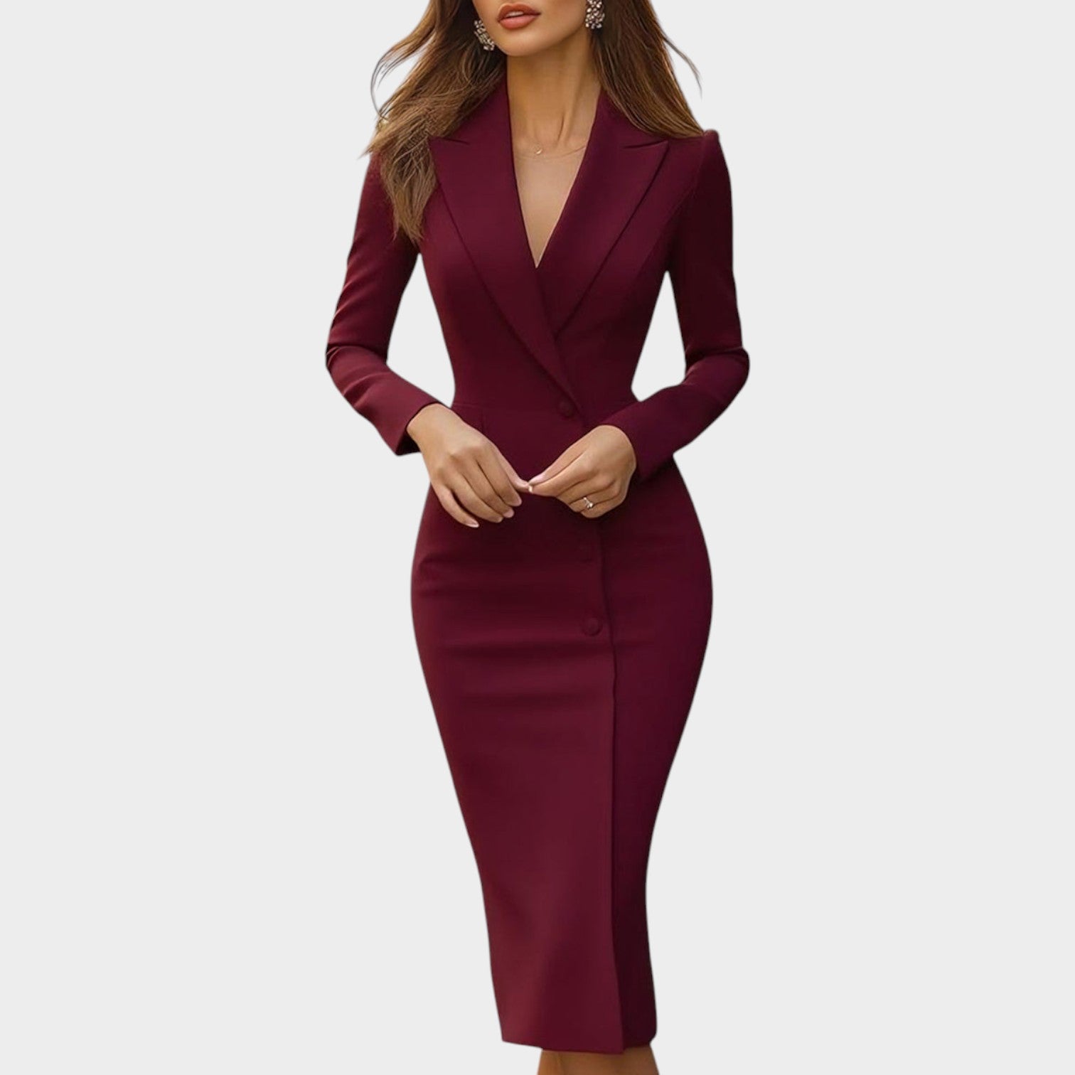 Blazer Midi Formal Dress