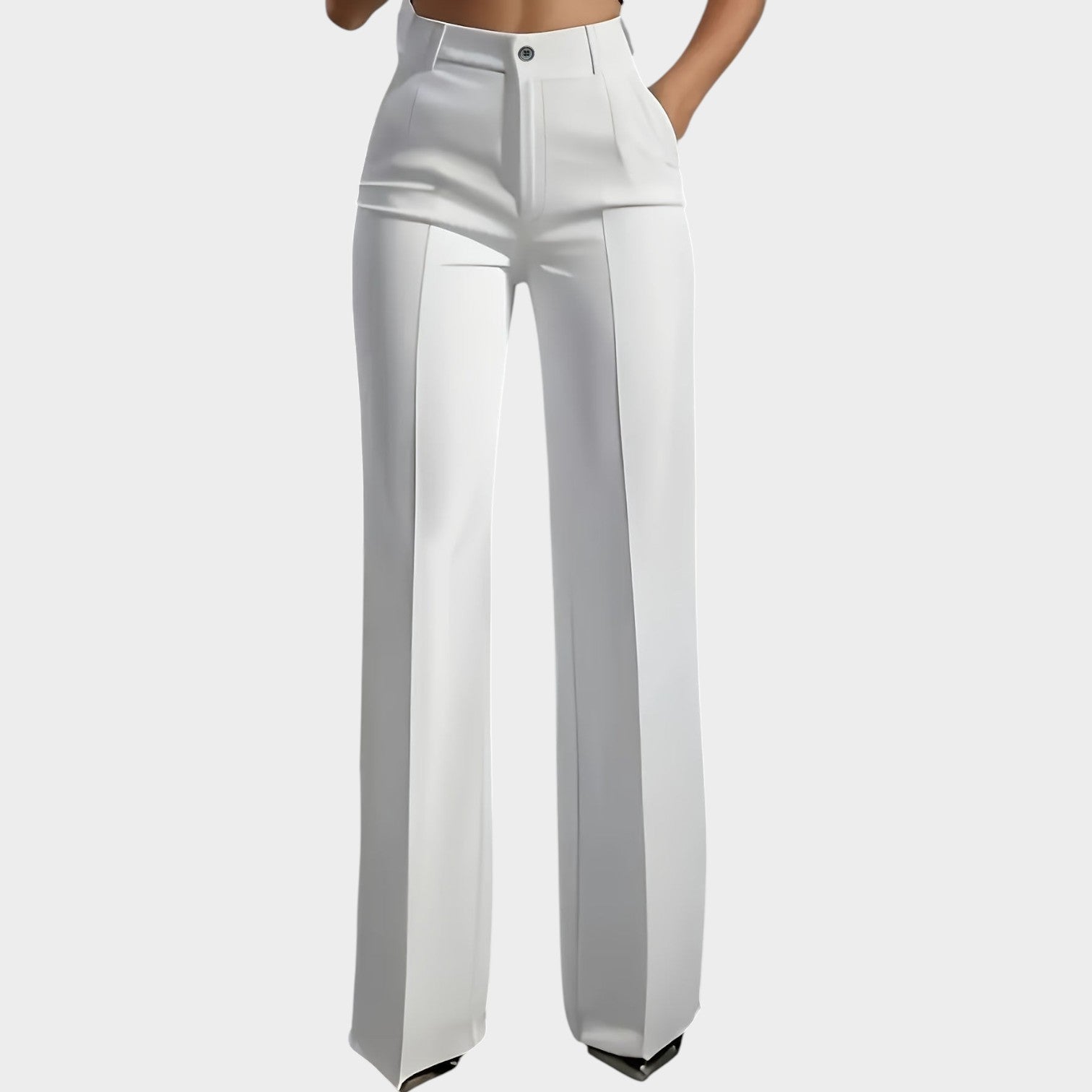 High Waisted Casual Pants
