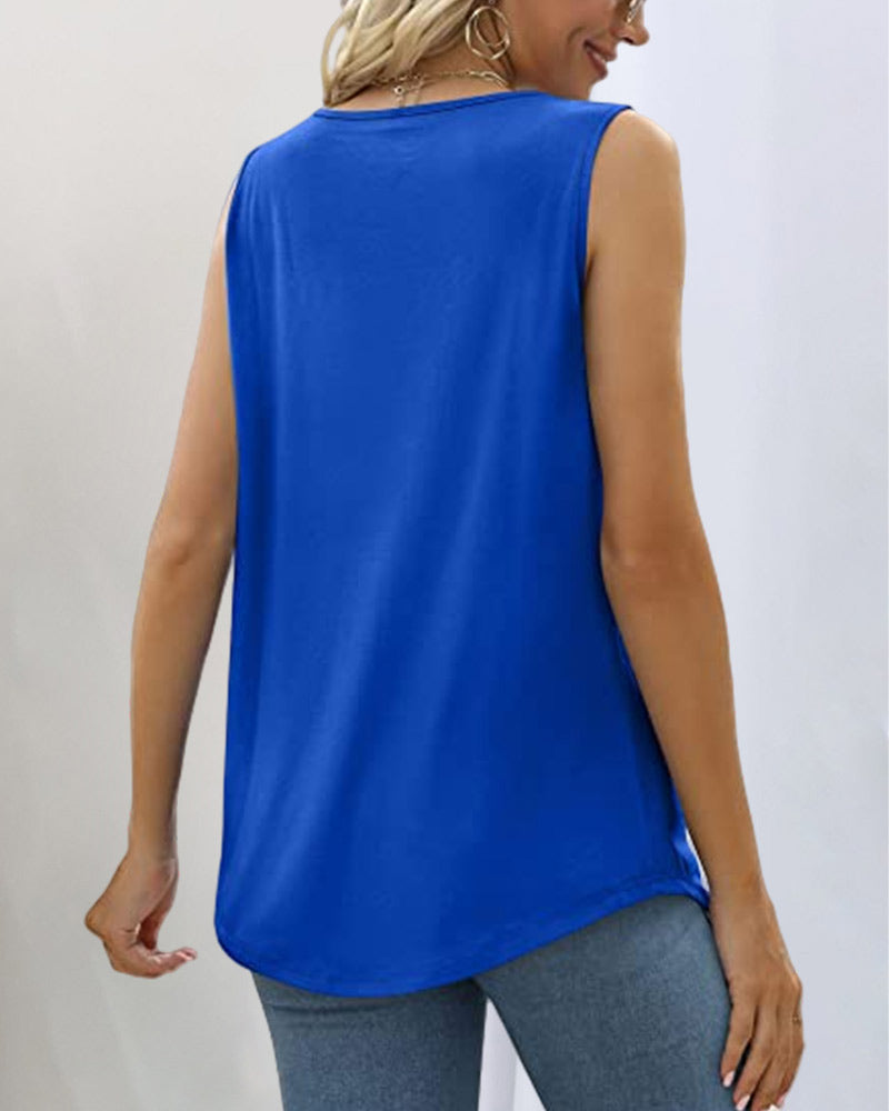 Nora™ | Square Neck Sleeveless Top