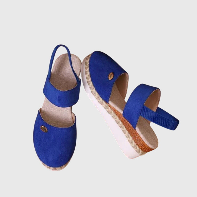 Orthopedic Platform Slingback Sandals