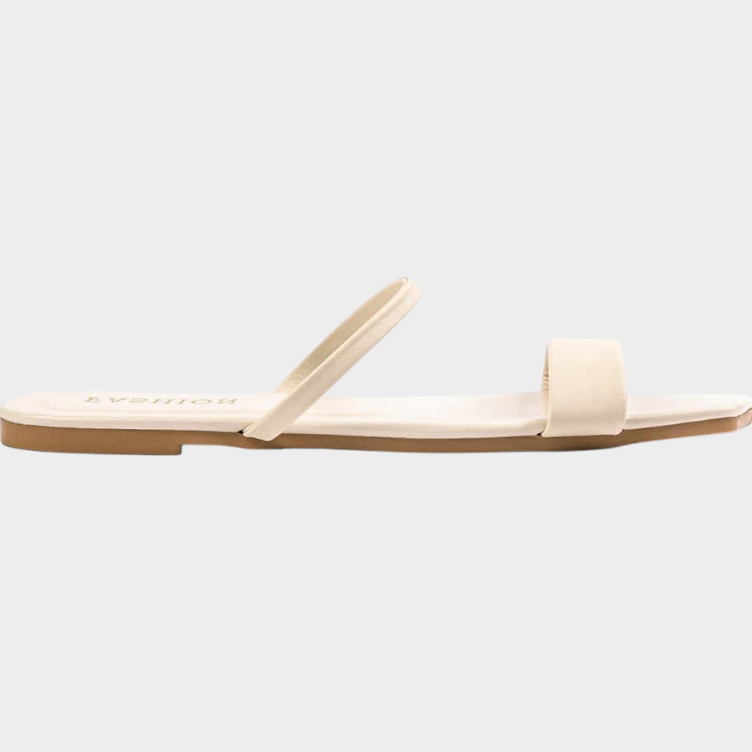 Square Toe Ring Summer Slides
