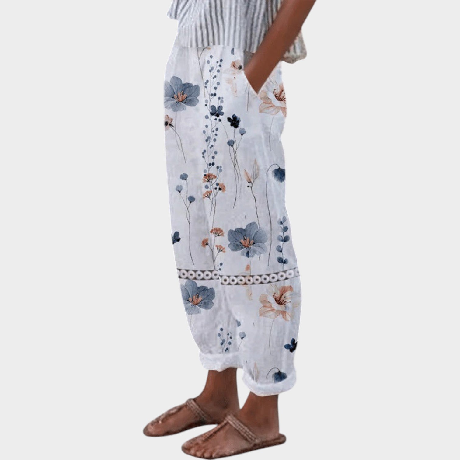 Printed Casual Pants
