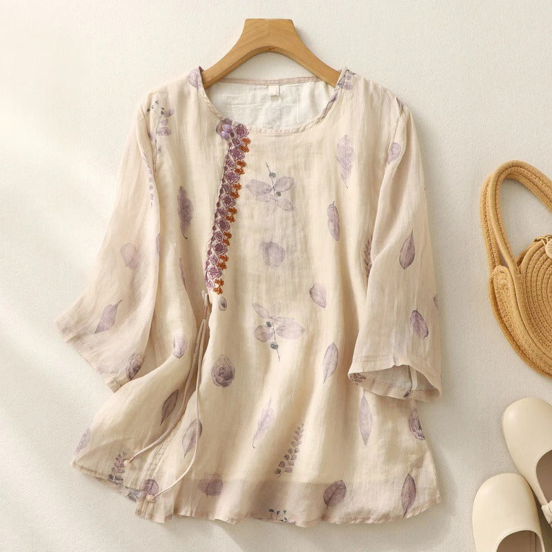 Noy™ | Easygoing Floral Blouse
