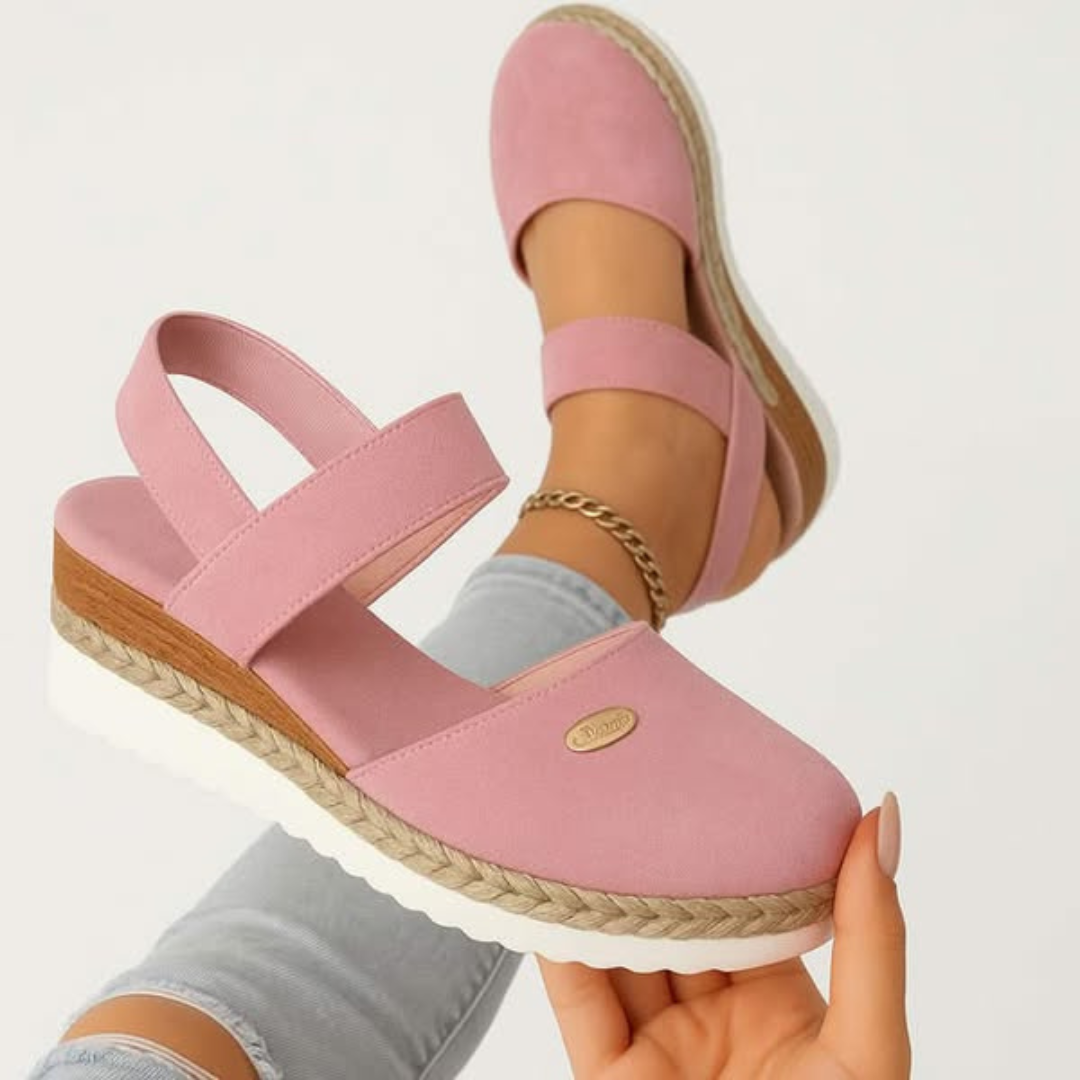 Orthopedic Platform Slingback Sandals