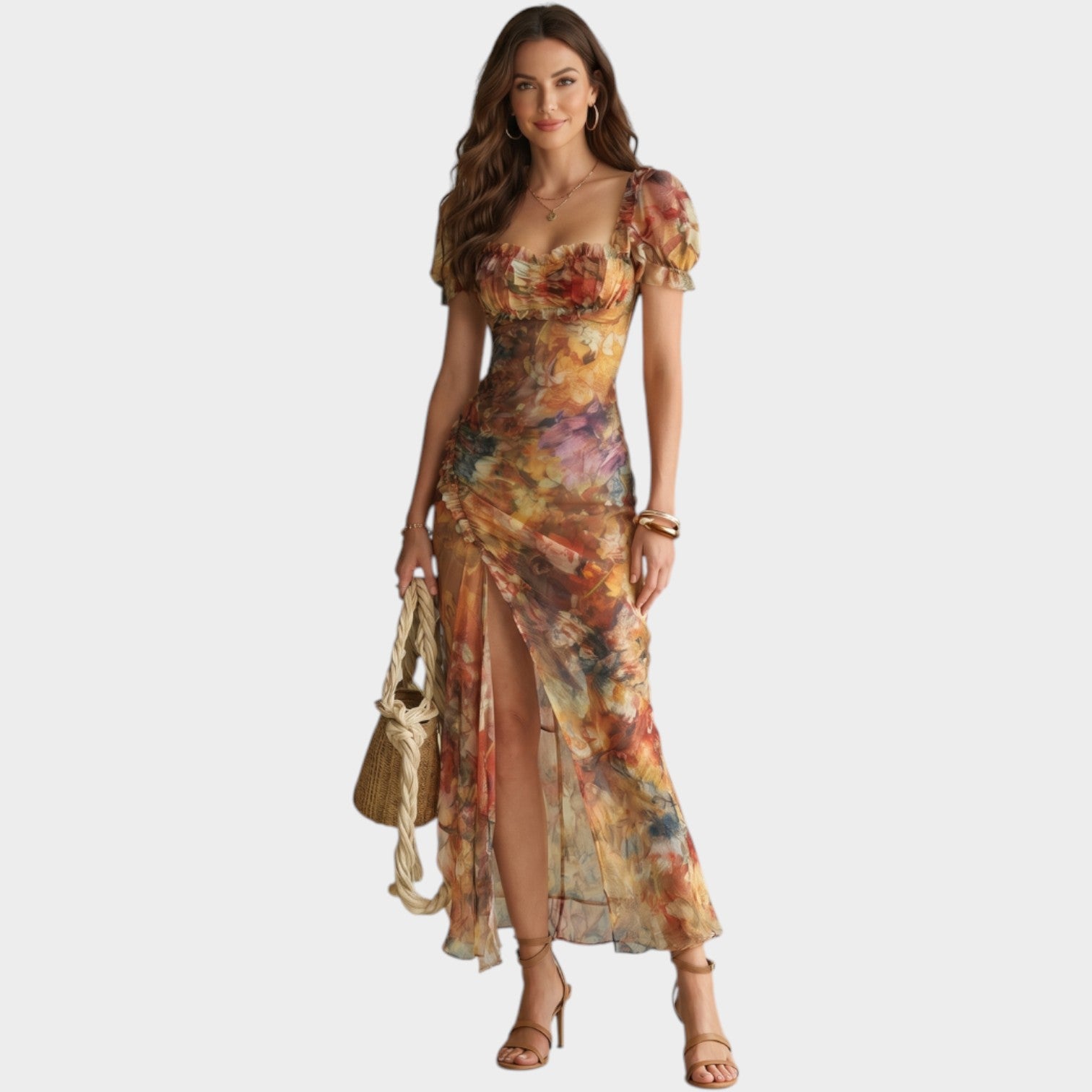 Floral Maxi Formal Dress