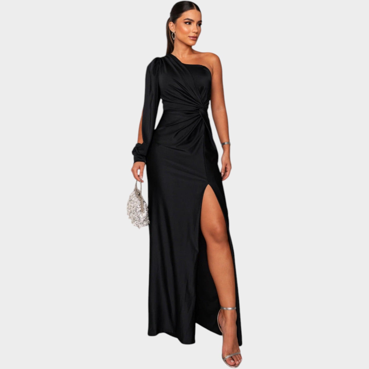 One Shoulder Formal Maxi Dress