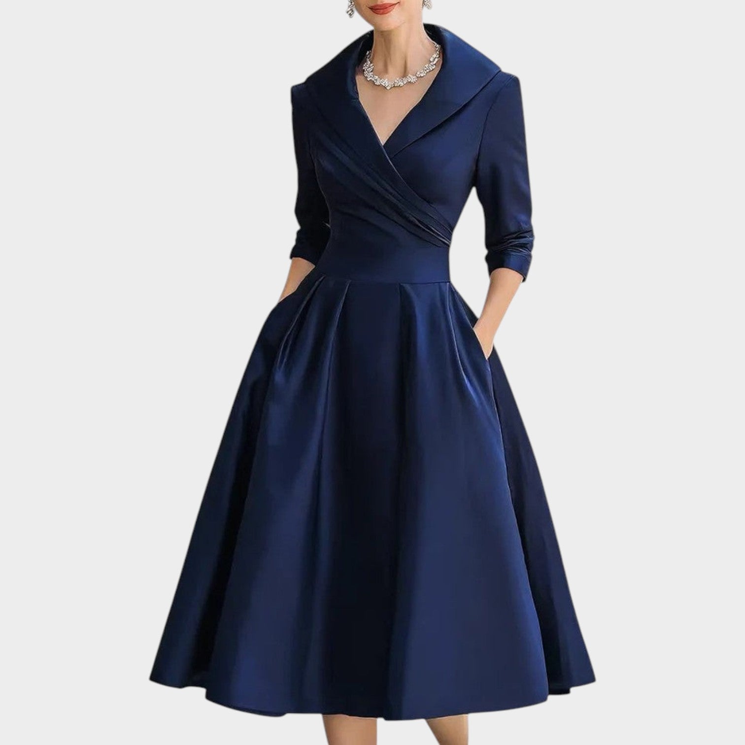 Wrap Midi Dress