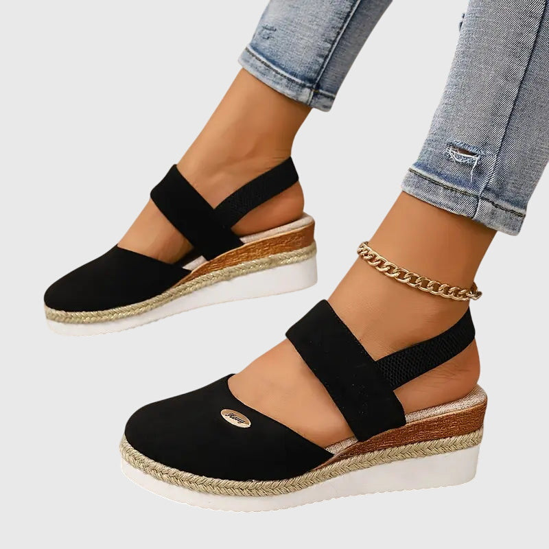 Orthopedic Platform Slingback Sandals