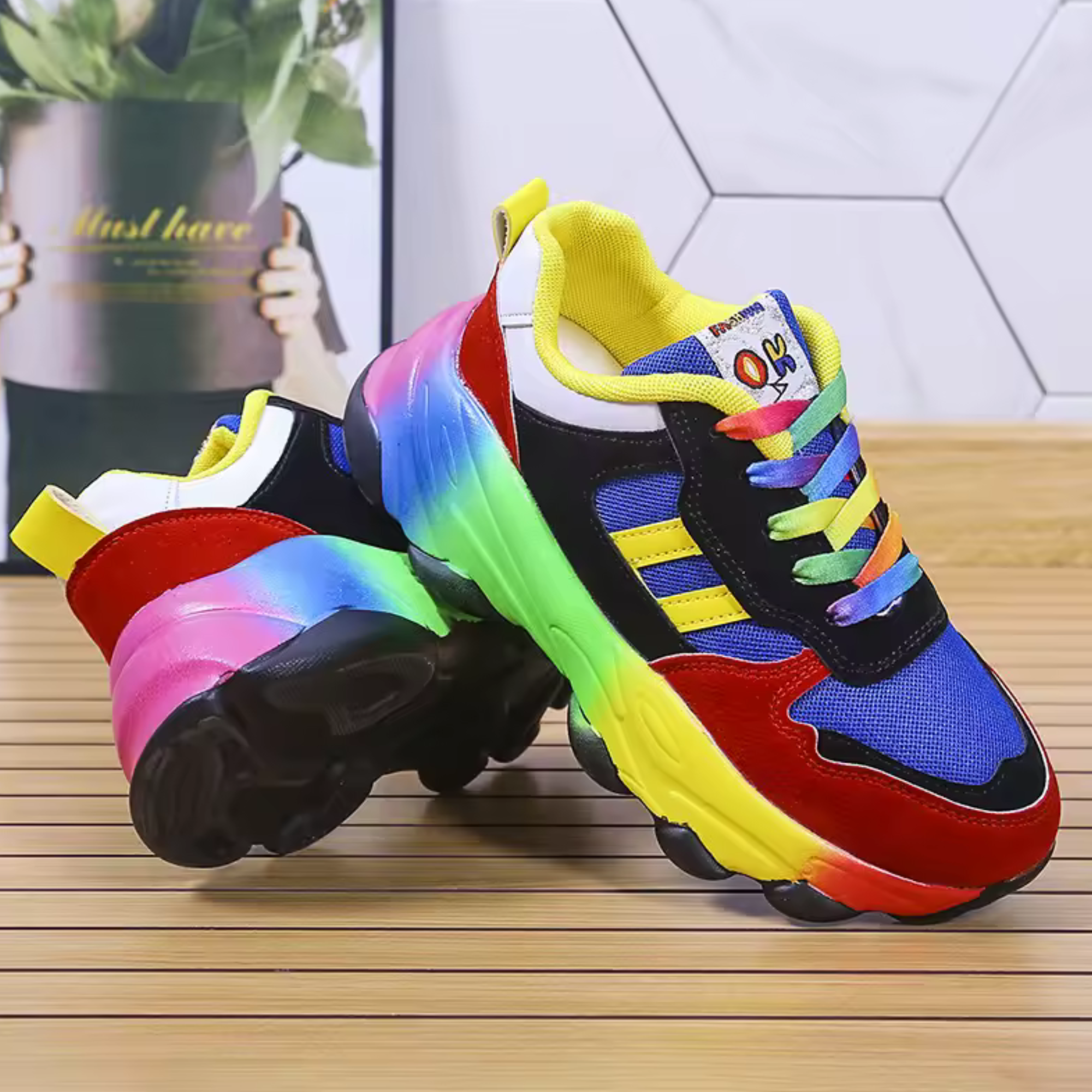 LumiSneak™ | Colorful Orthopedic Sneakers