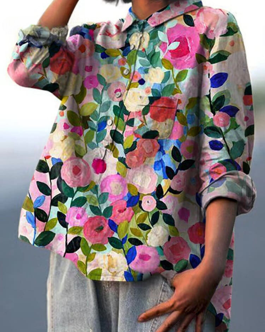 Monette™ Floral Print Blouse