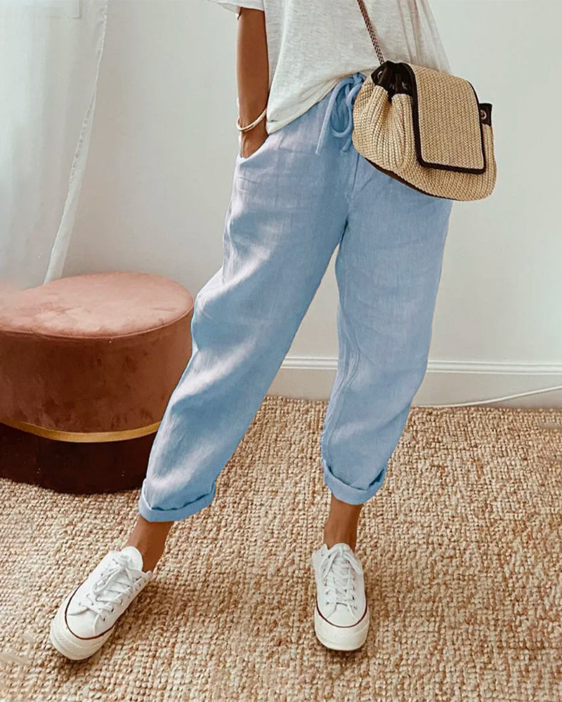 Remy™ | Chic Casual Waistband Trousers