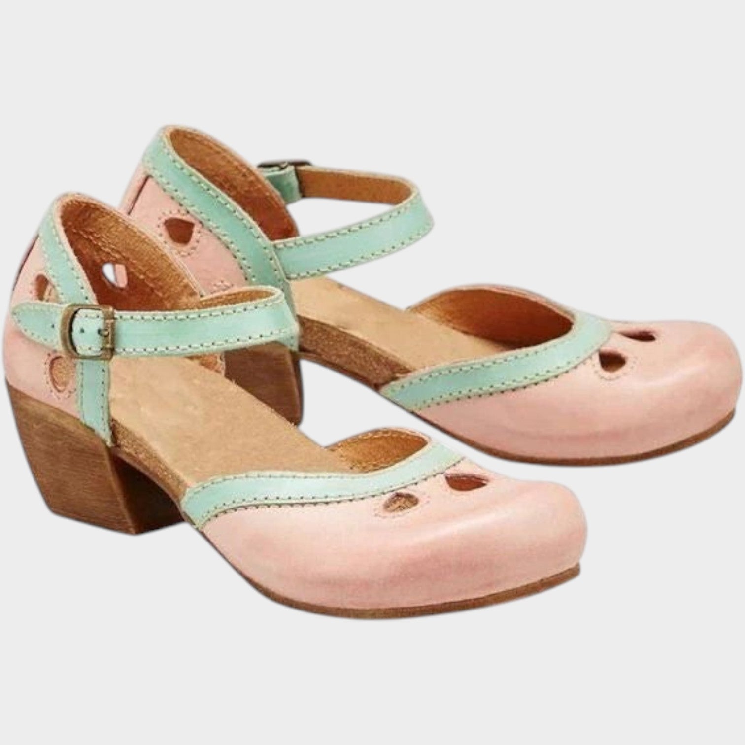Leather Vintage Strap Sandals