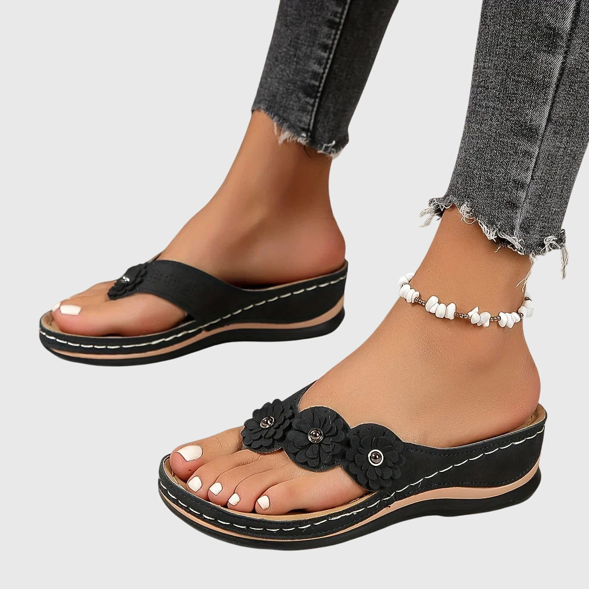 Floral Comfort Sandals
