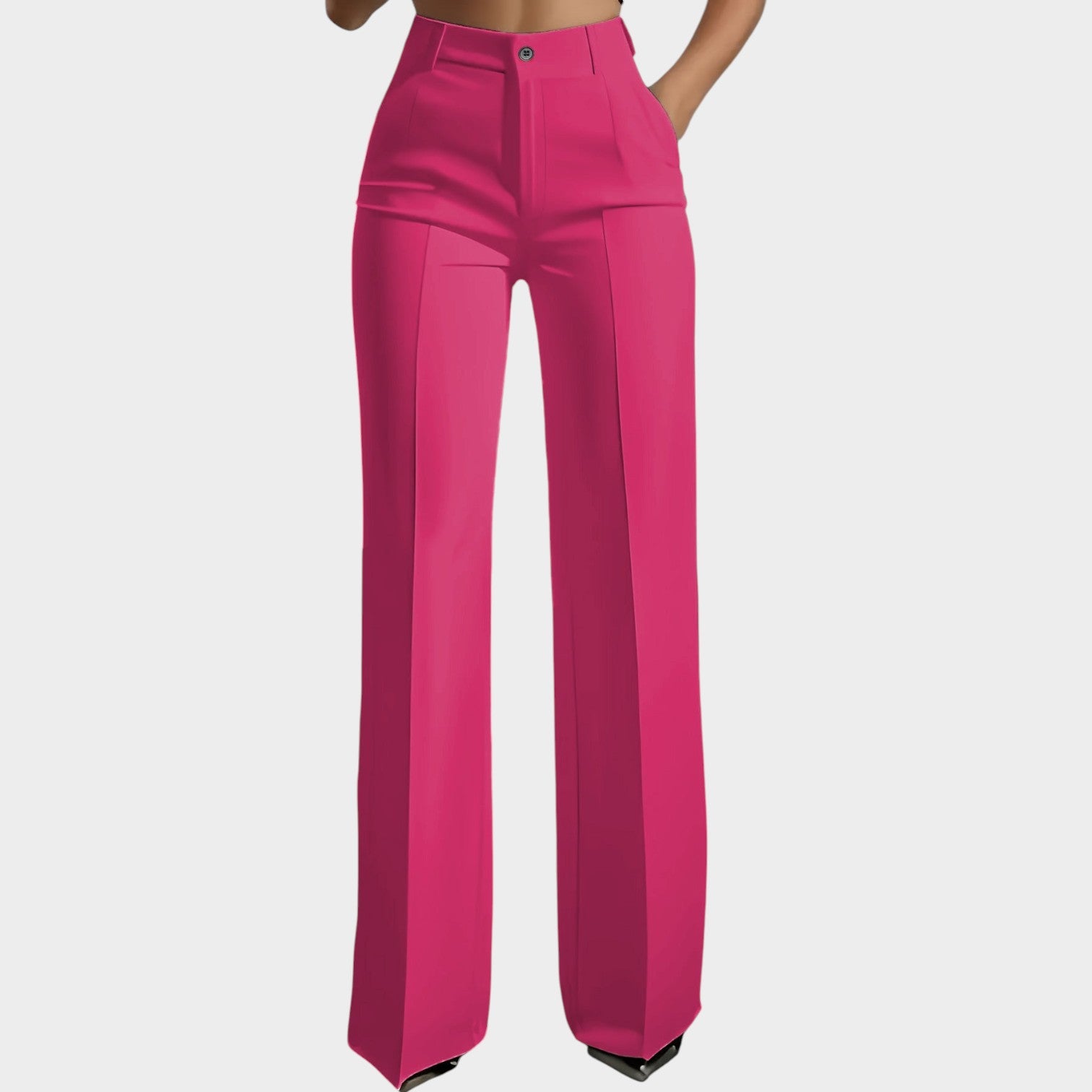 High Waisted Casual Pants