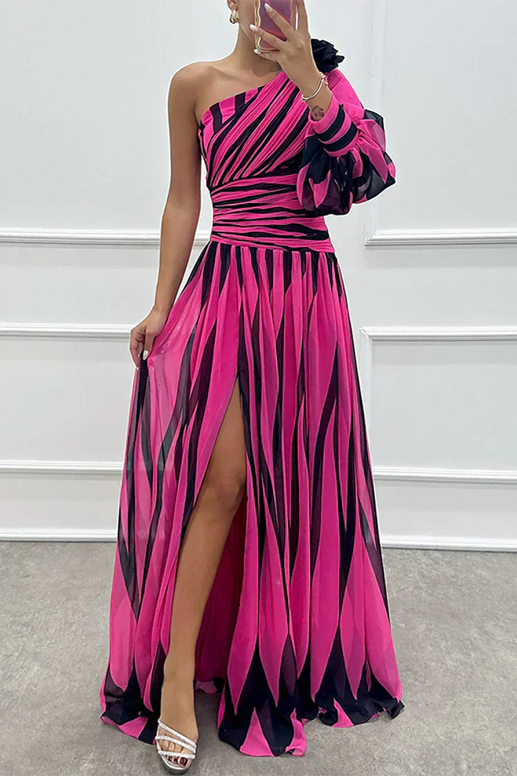 Cordelia | Asymmetric One-Shoulder Maxi Dress for Women - Perfect for Wedding Guests