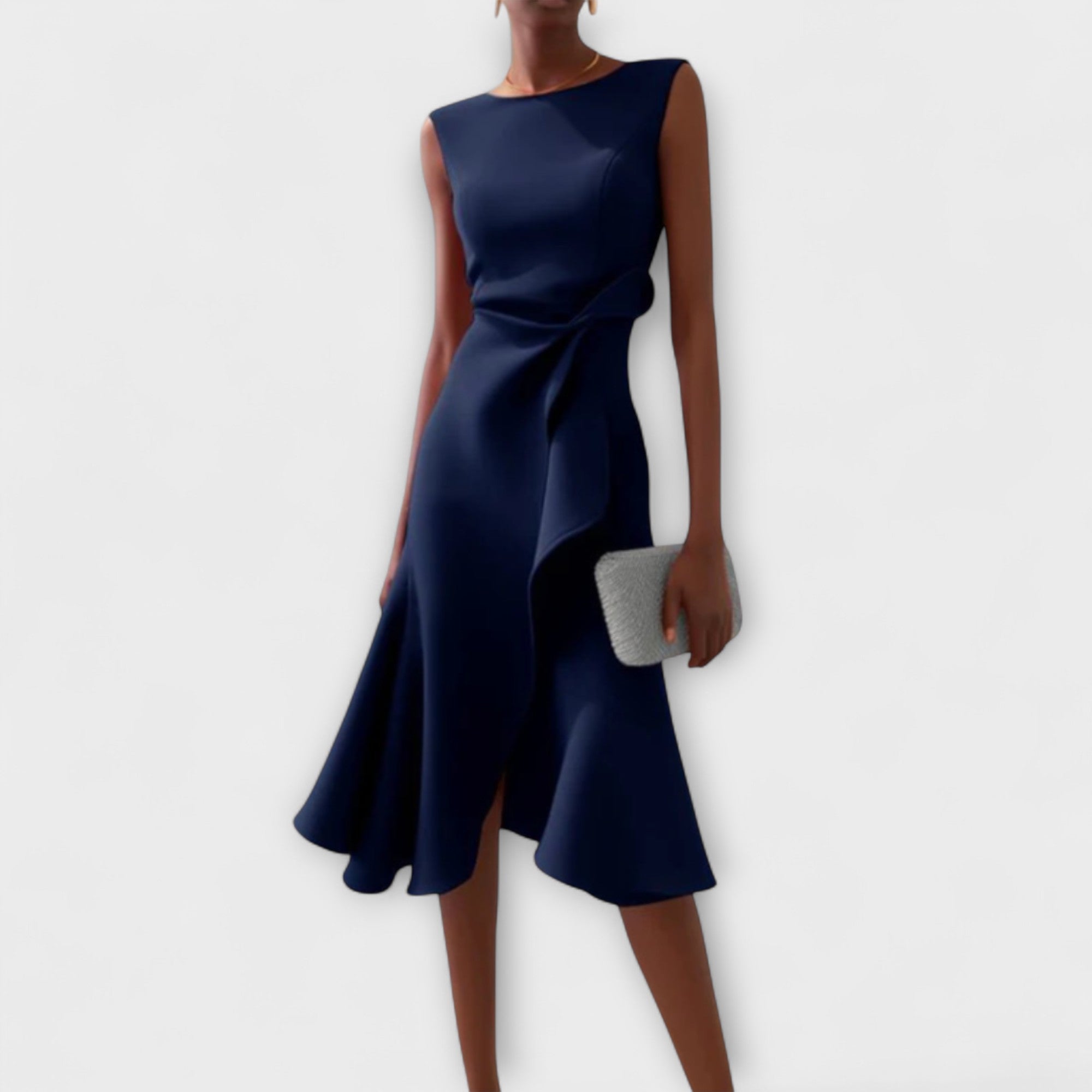 Elegant Formal Midi Dress
