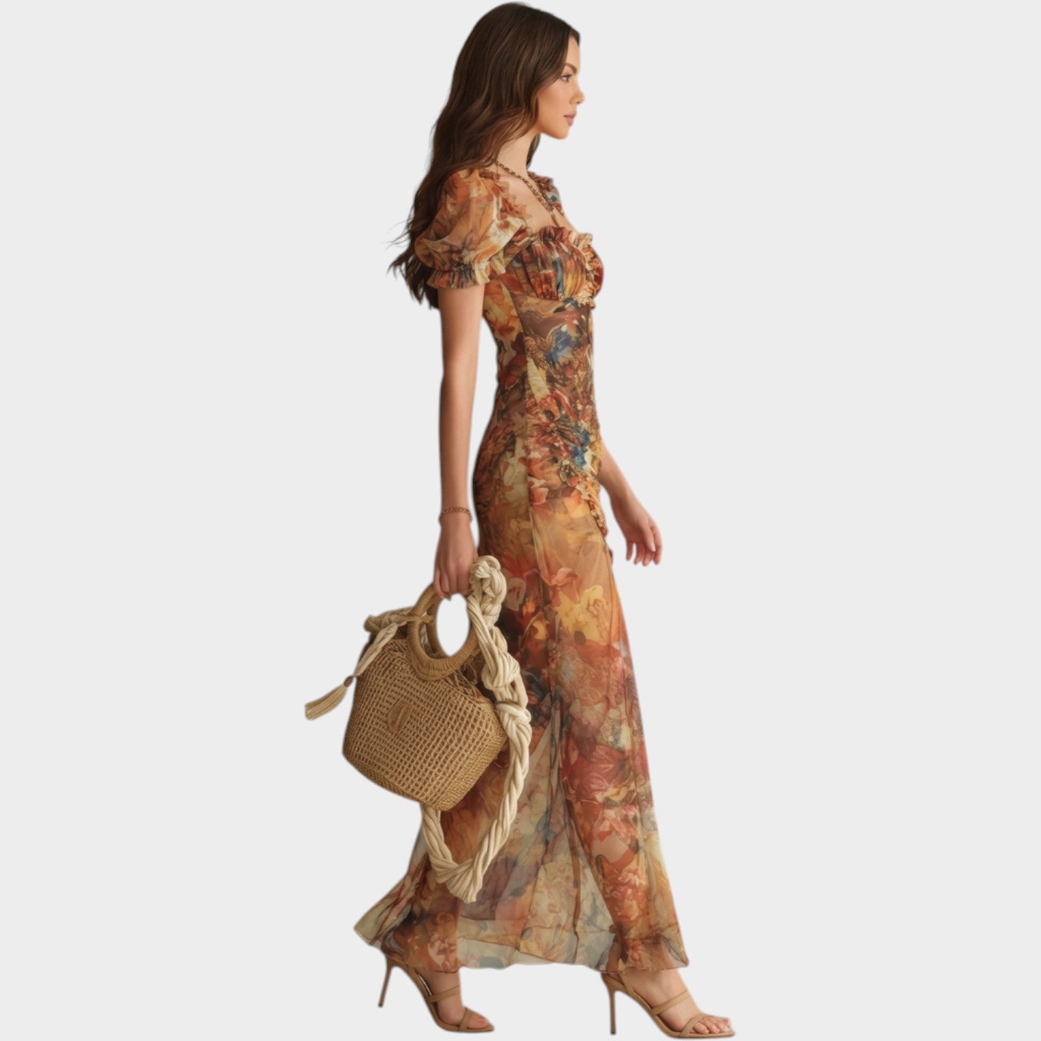 Floral Maxi Formal Dress