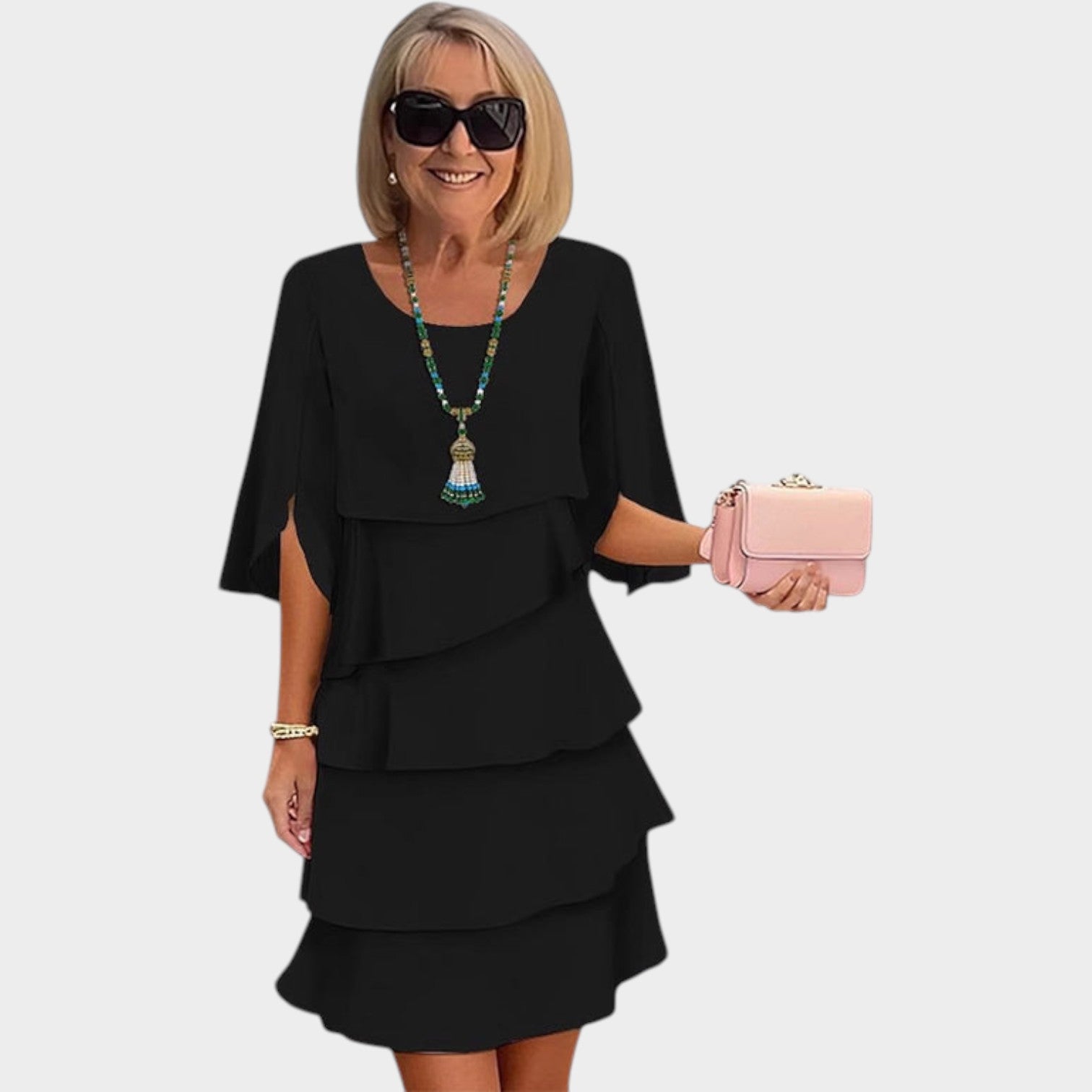 Tiered Mini Dress