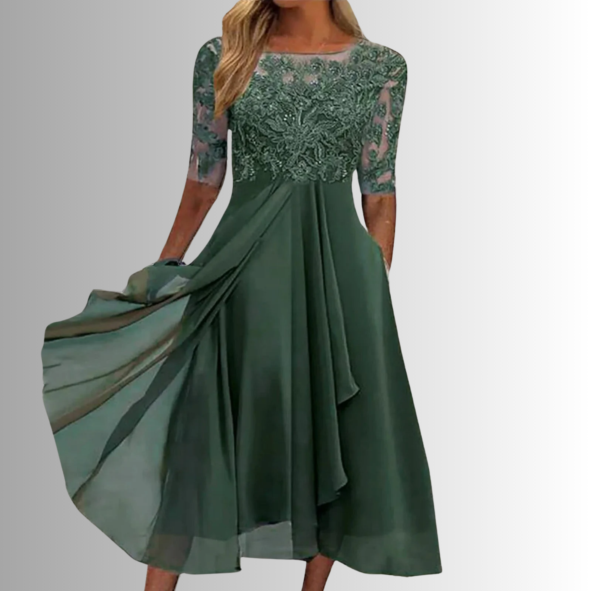 Rhonda™ | Chic Lace Elegance Dress