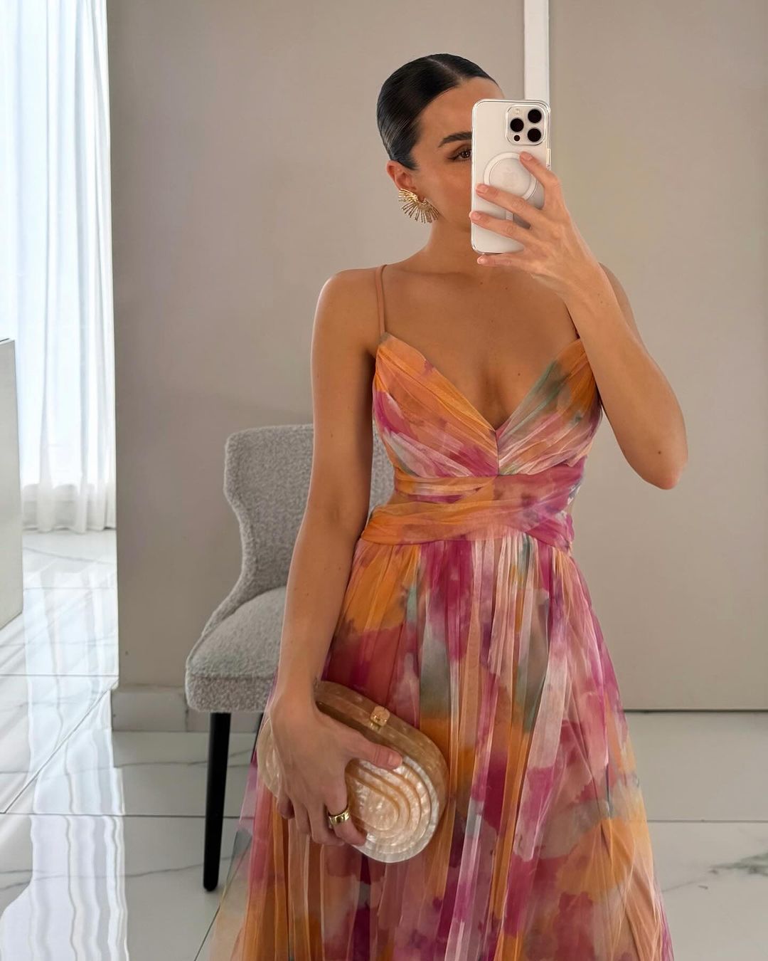 Cindy™ | Elegant Floral Maxi Dress