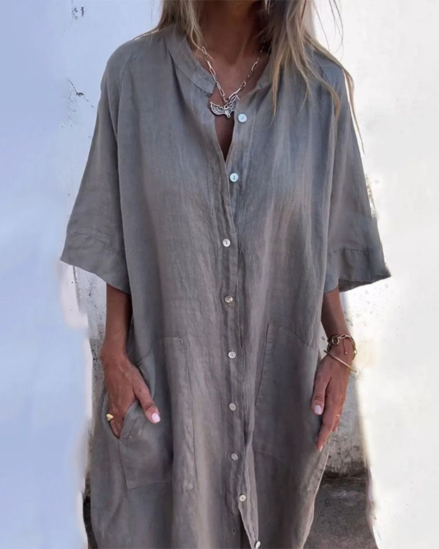 Valerie™ | Bohemian Style Shirt Dress