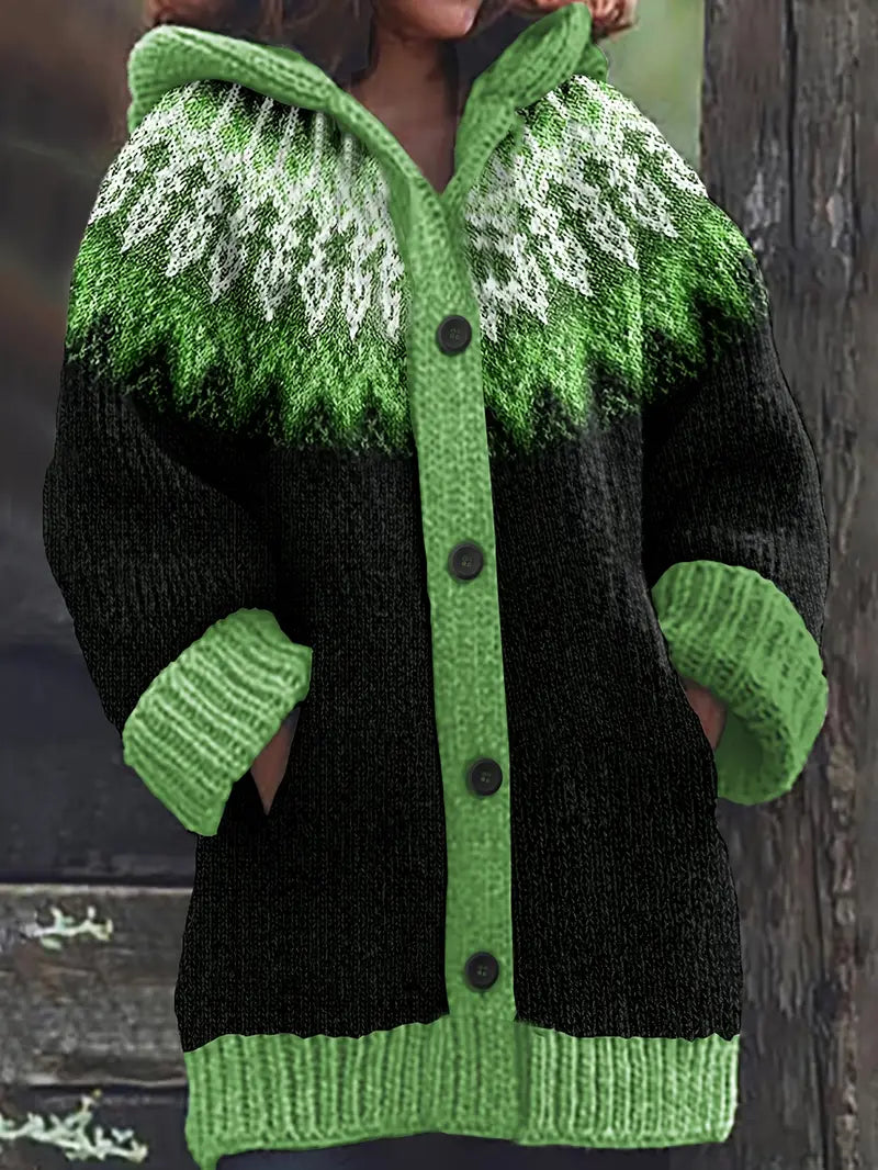 Adeline™ | Relaxed Fit Hooded Cardigan
