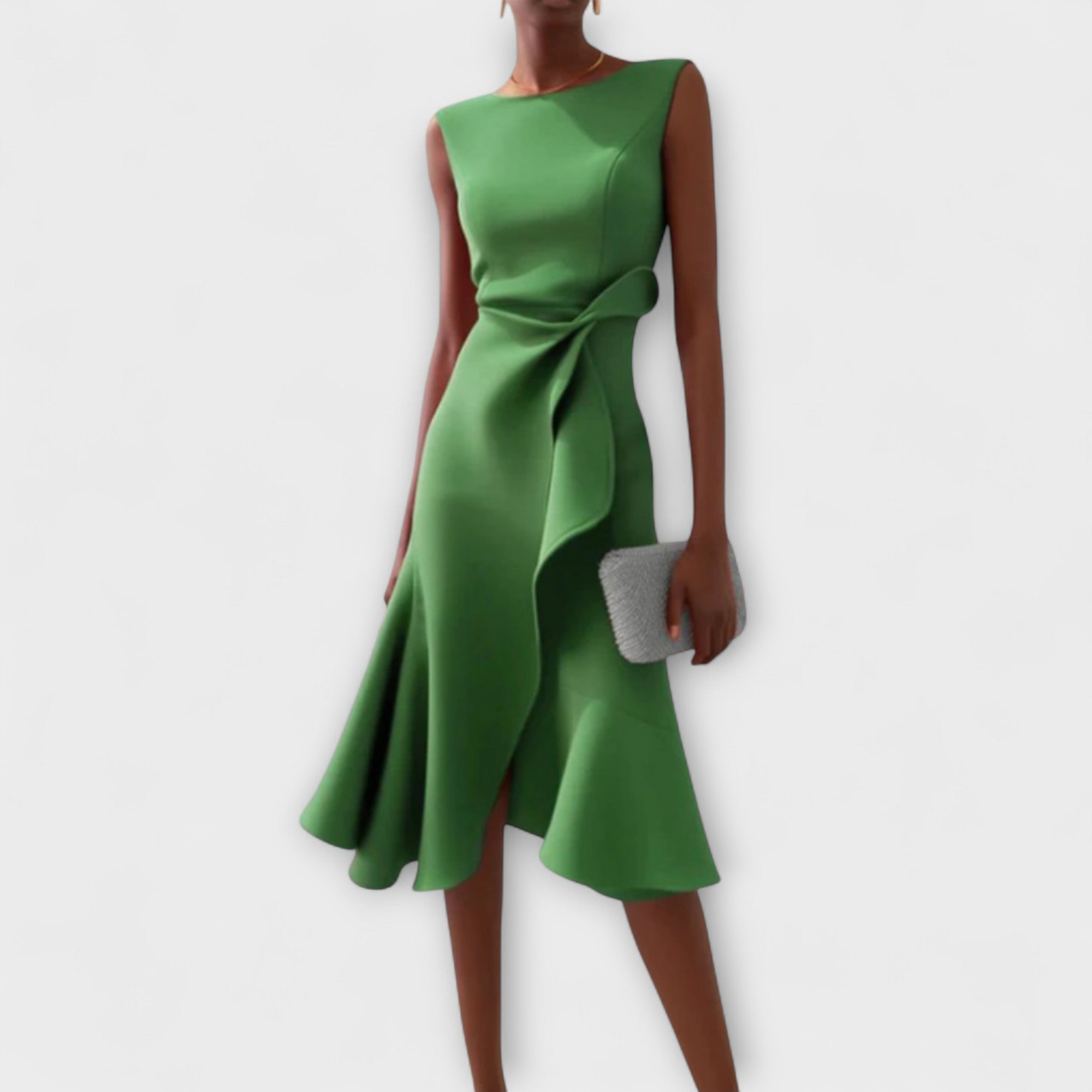 Elegant Formal Midi Dress