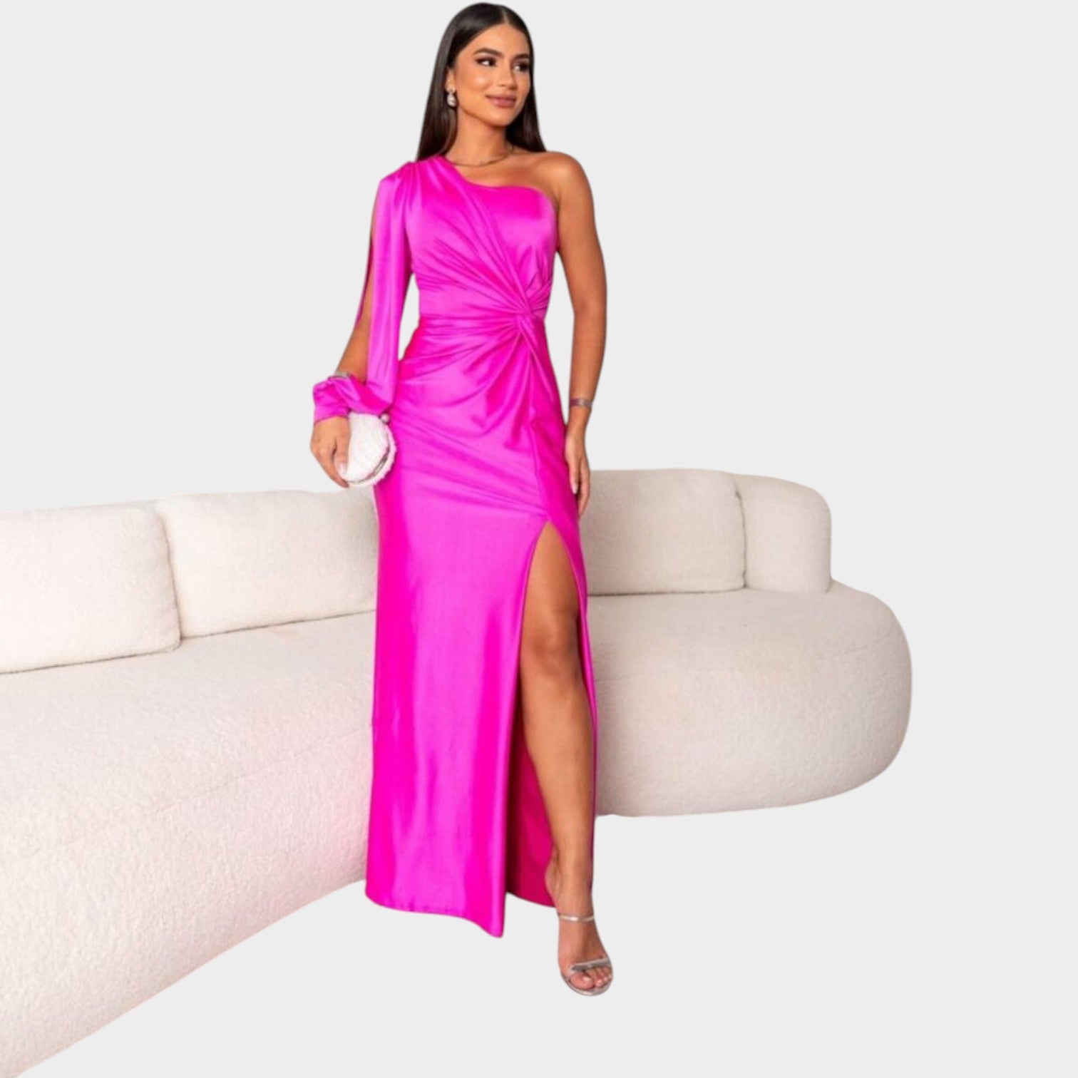 One Shoulder Formal Maxi Dress