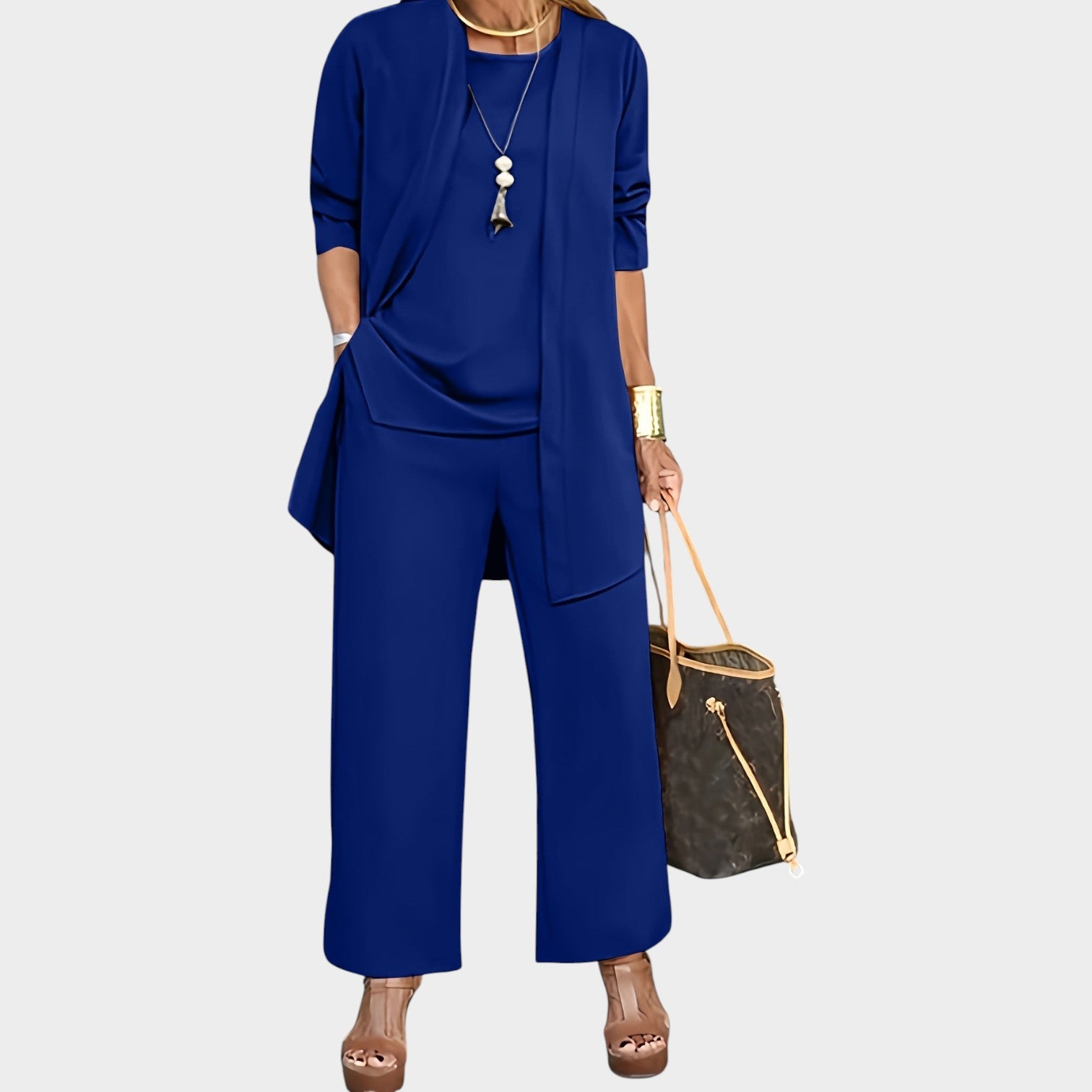 Formal Wide Leg Matching Set