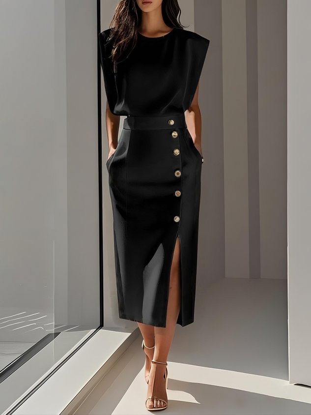 Aspen™ | Effortlessly Chic Midi Dress