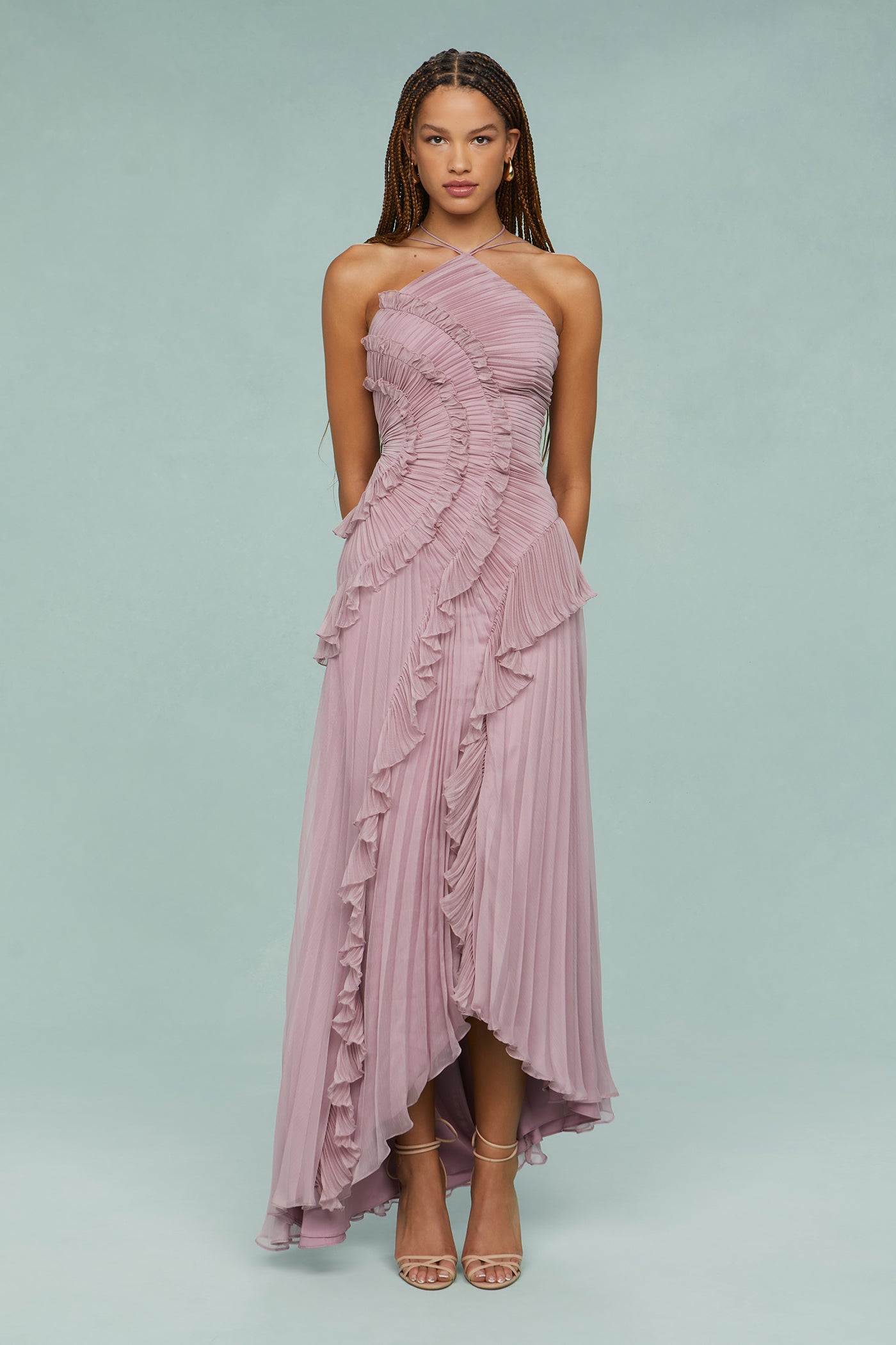Estelle™ | Chic Halter Neck Dress