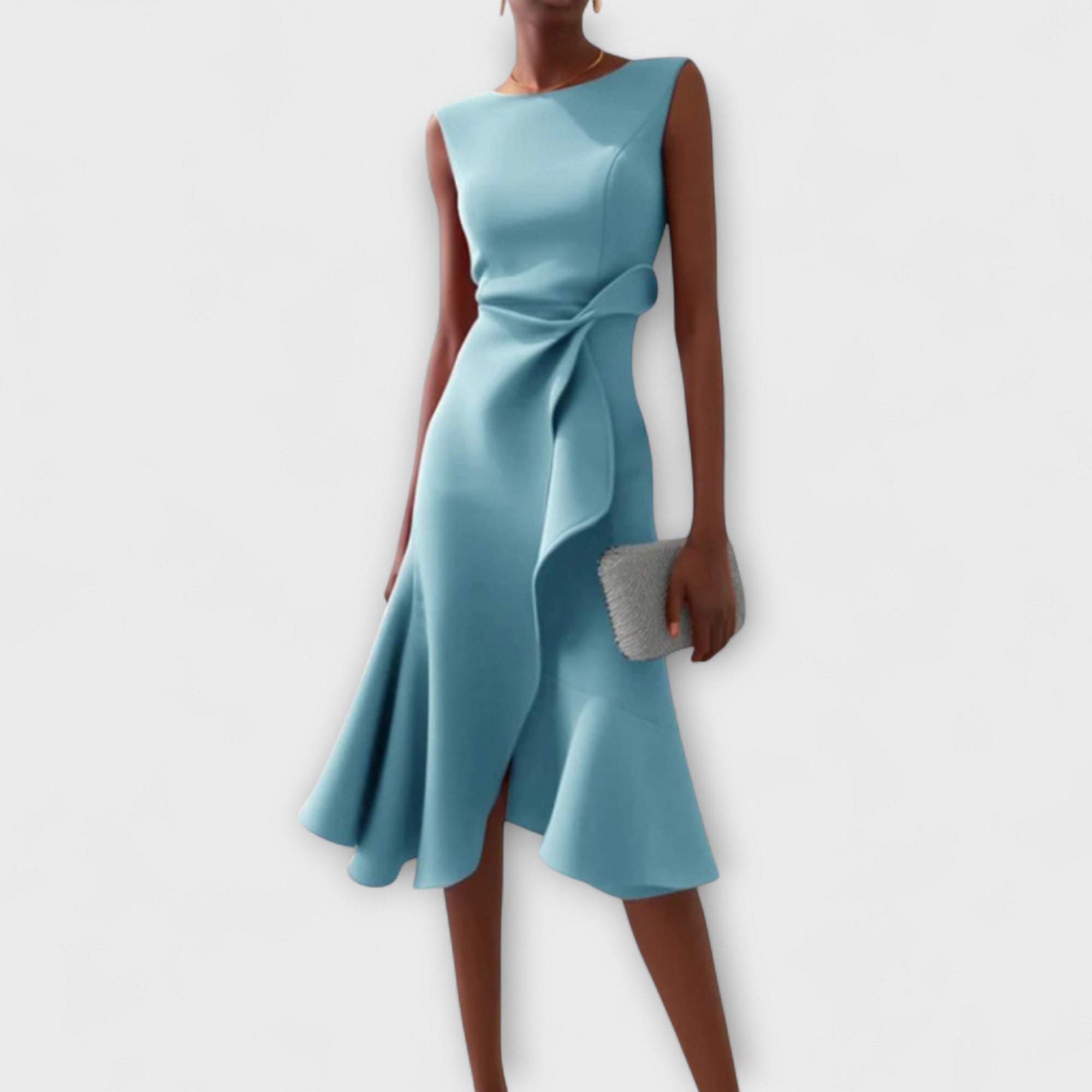 Elegant Formal Midi Dress