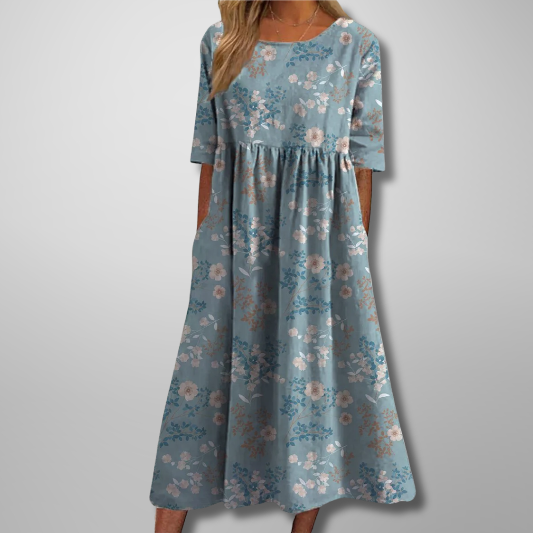 Gail™ | Easygoing Floral Midi Dress