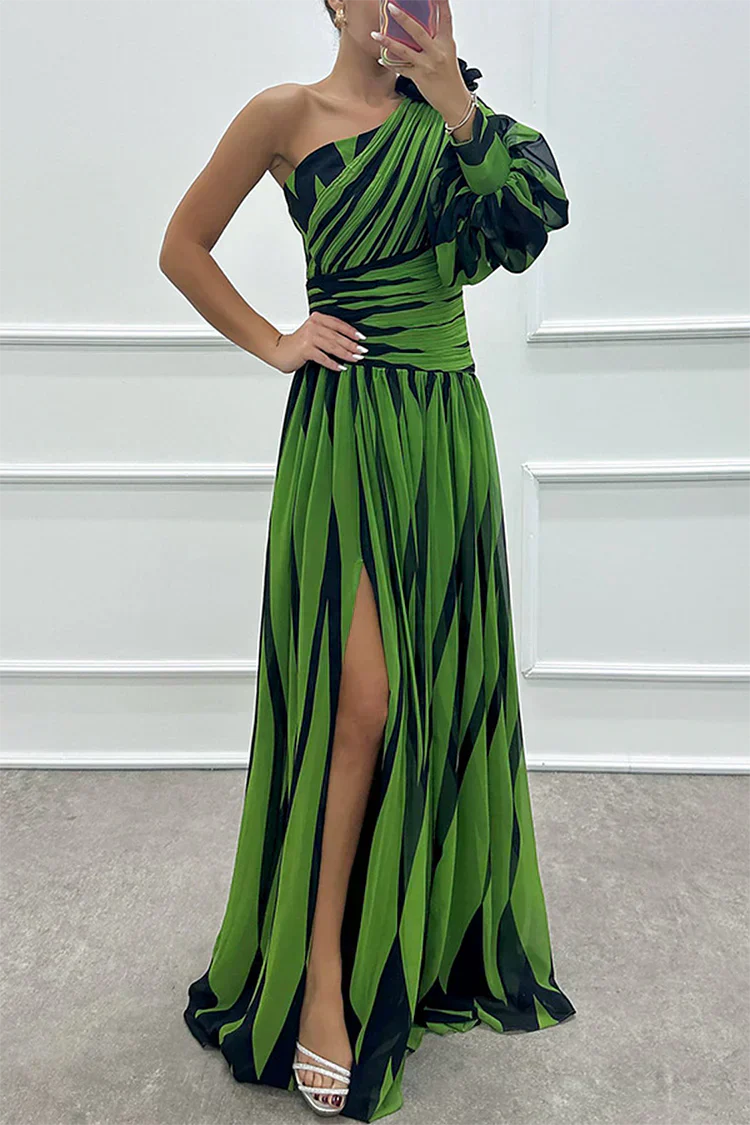 Cordelia | Asymmetric One-Shoulder Maxi Dress for Women - Perfect for Wedding Guests