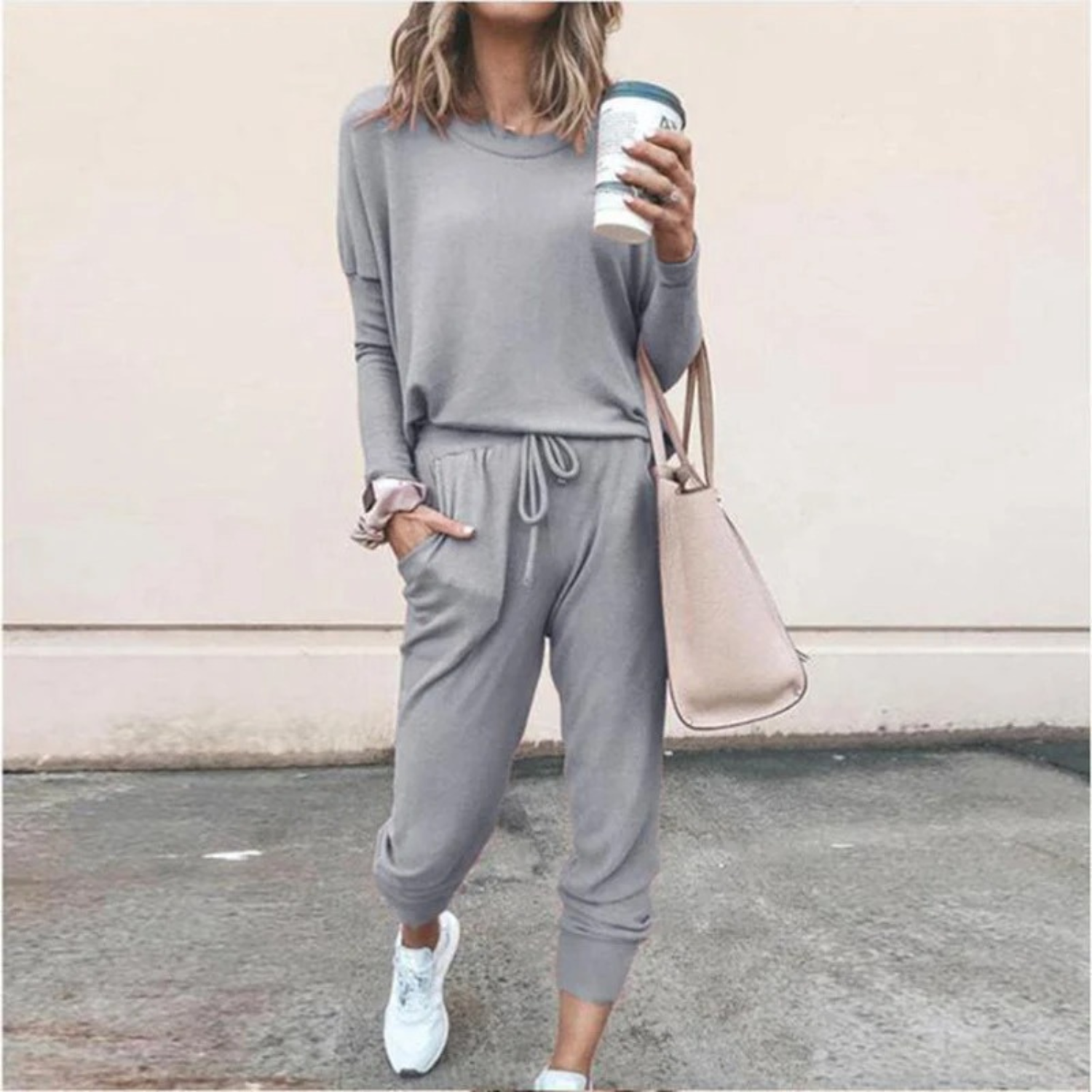 Nylie™ | Cozy Relaxed Jogger Lounge Ensemble