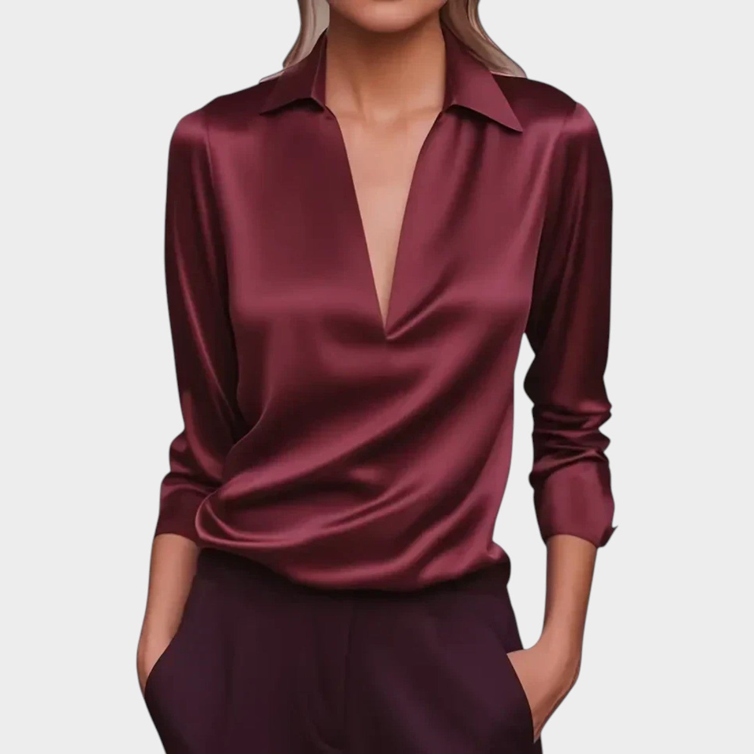 Silk Satin Blouse