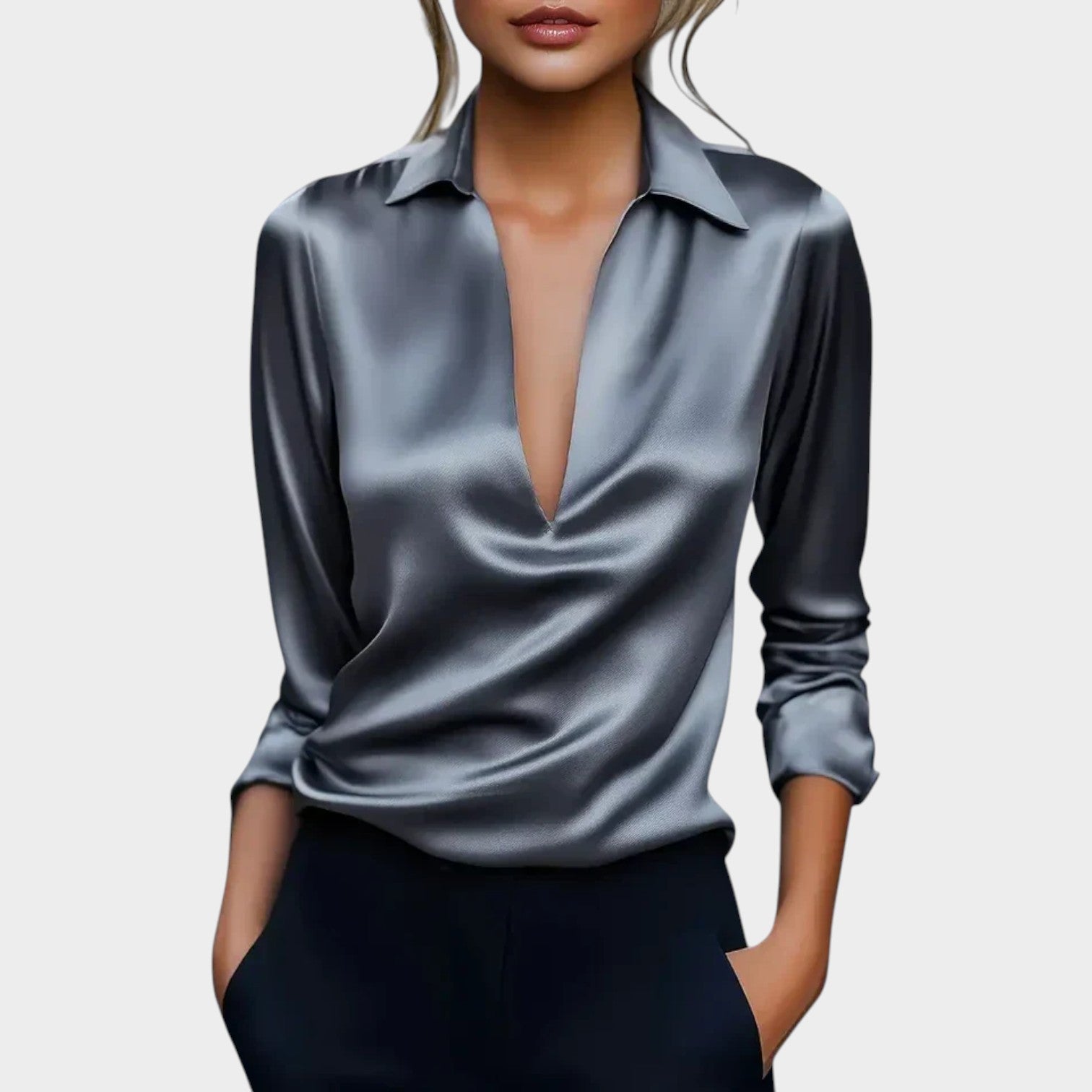 Silk Satin Blouse