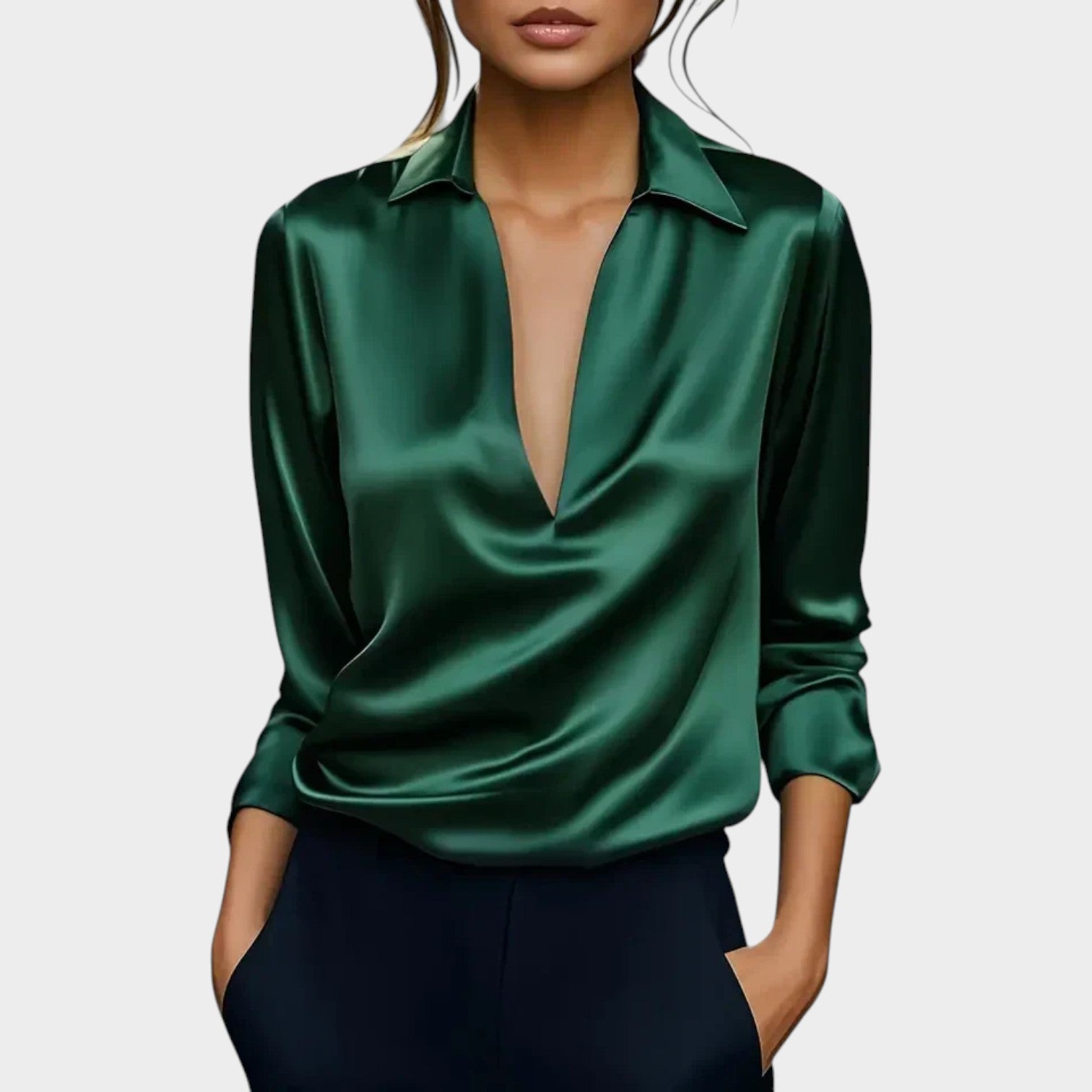 Silk Satin Blouse