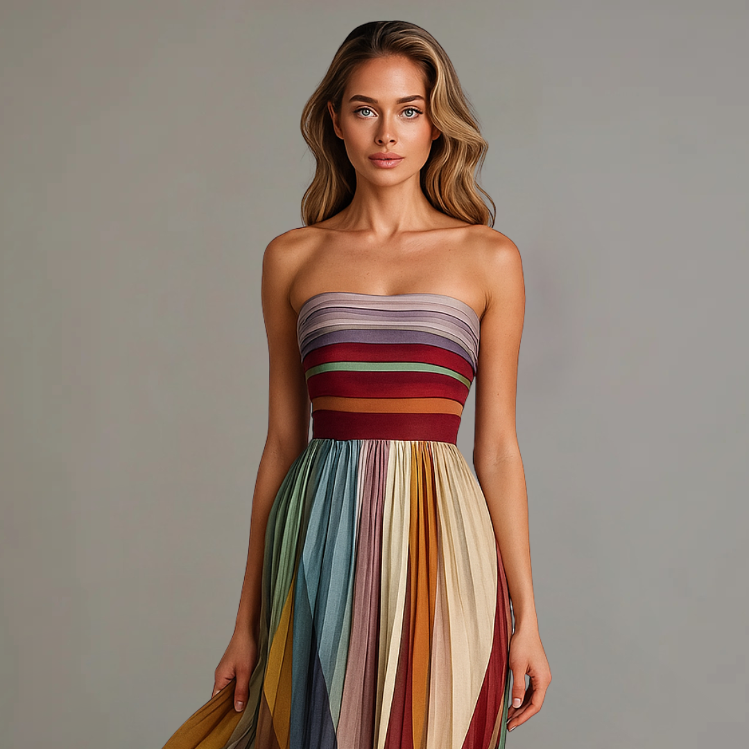 Judith™ | Festive Glamour Maxi Dress