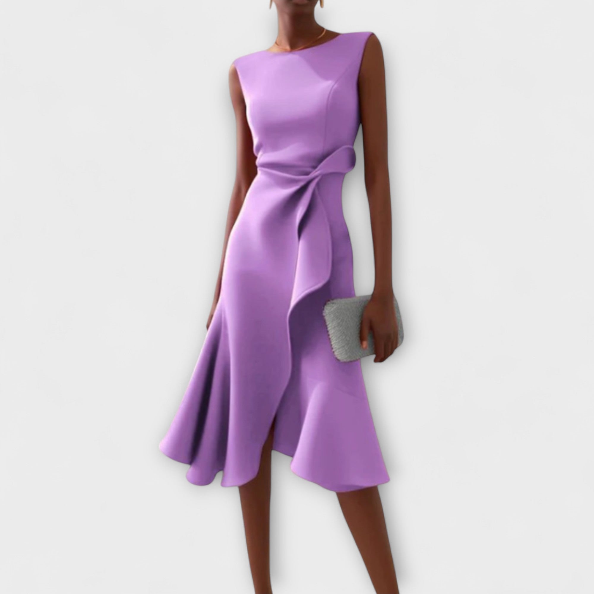 Elegant Formal Midi Dress