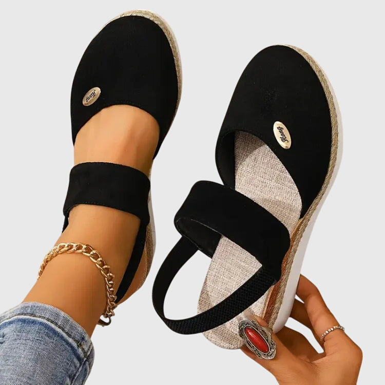 Orthopedic Platform Slingback Sandals