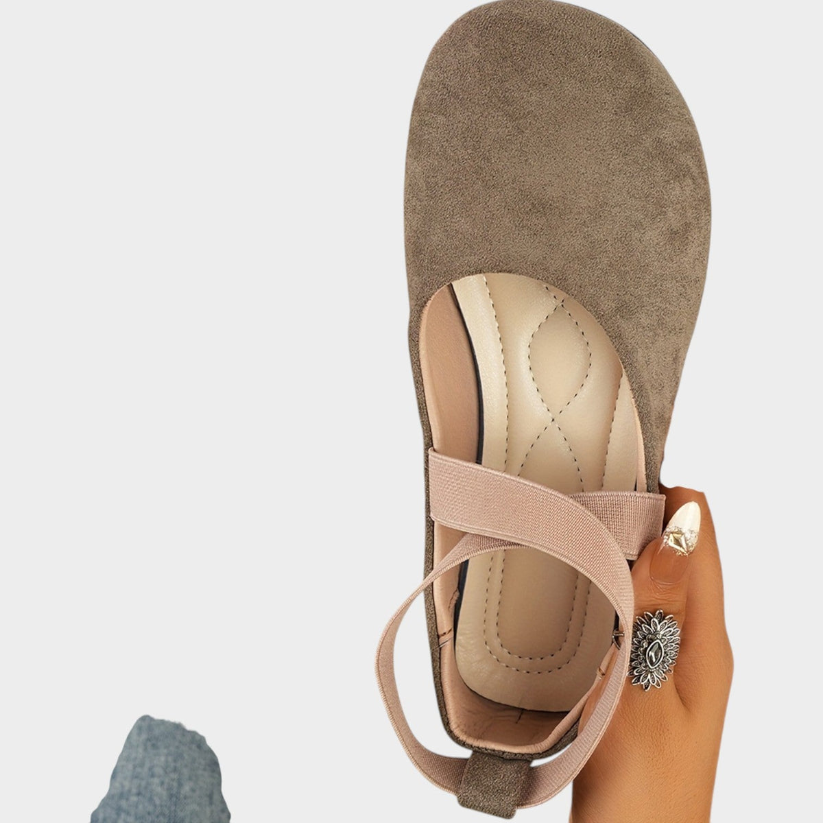 Women’s Ballet Flats Cross Strap Round Toe