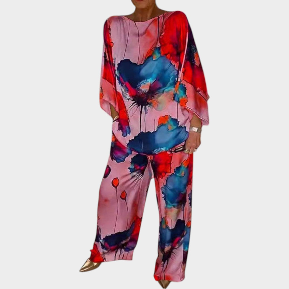 Women's Floral Two Piece Matching Set