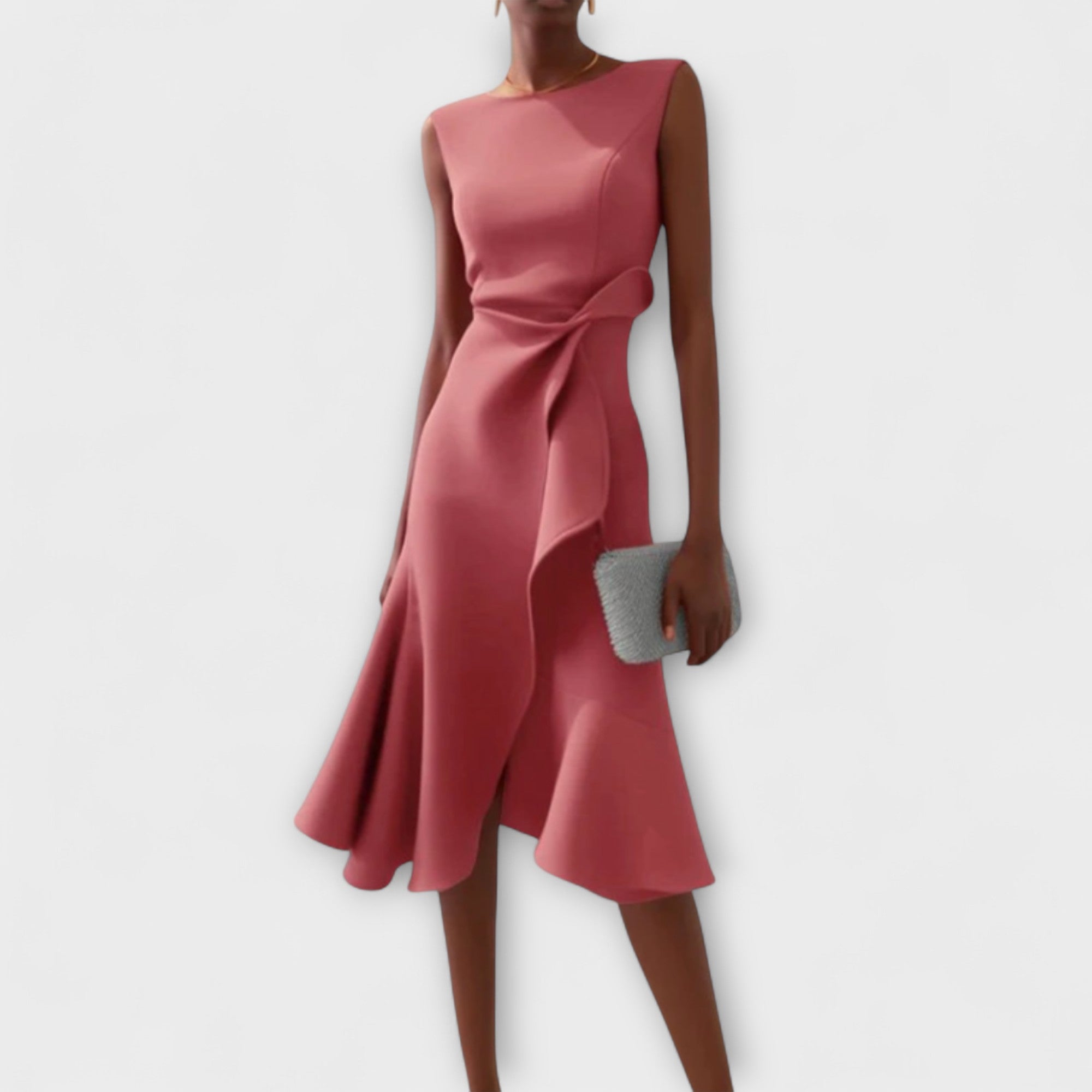 Elegant Formal Midi Dress