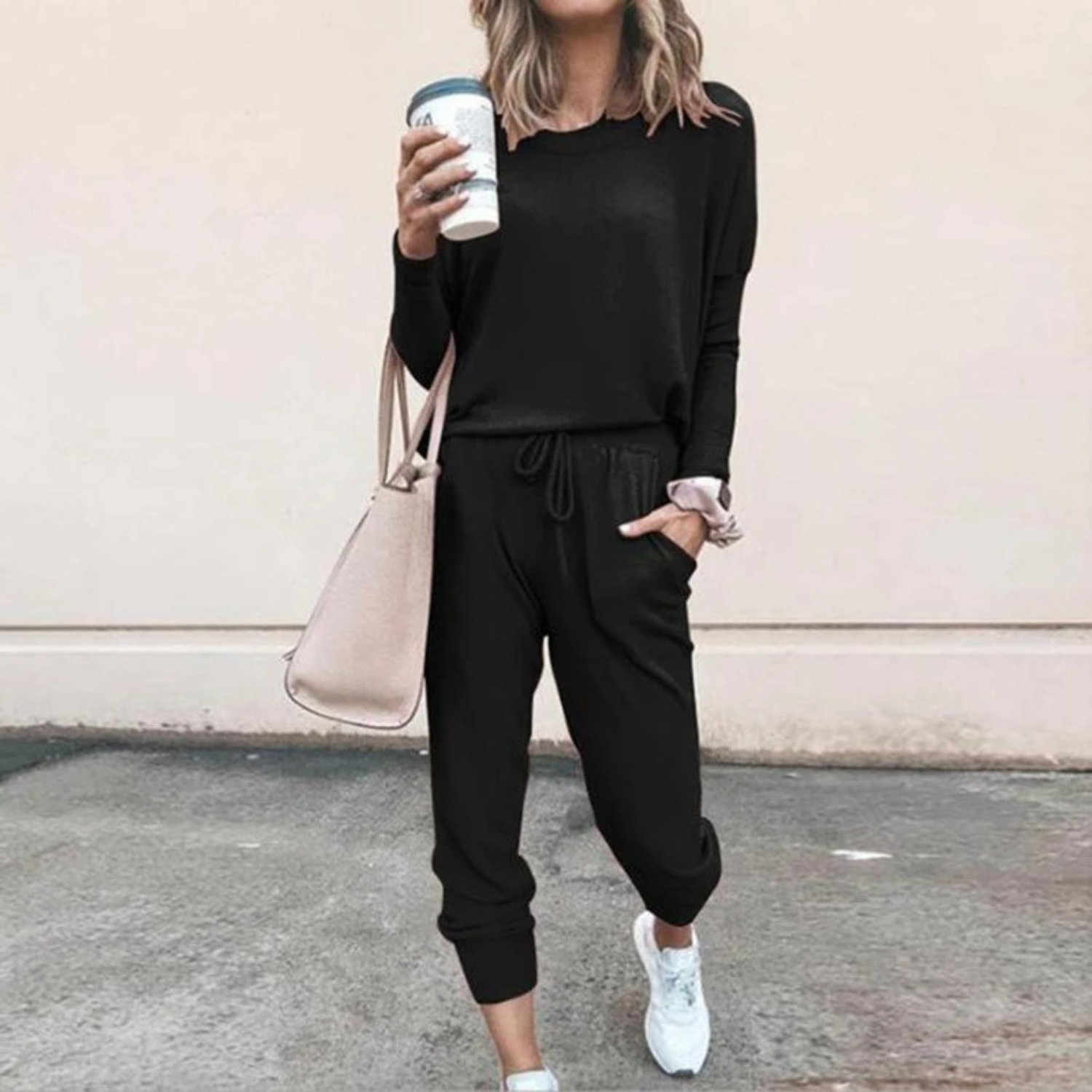 Nylie™ | Cozy Relaxed Jogger Lounge Ensemble