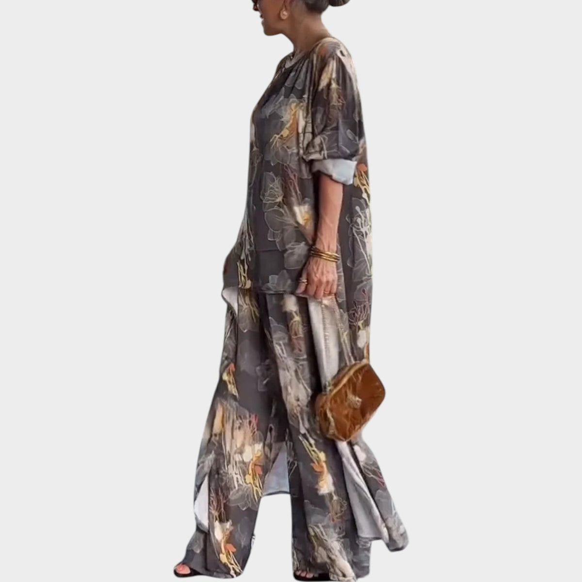 Women's Matcing Set Floral Airy Two Piece