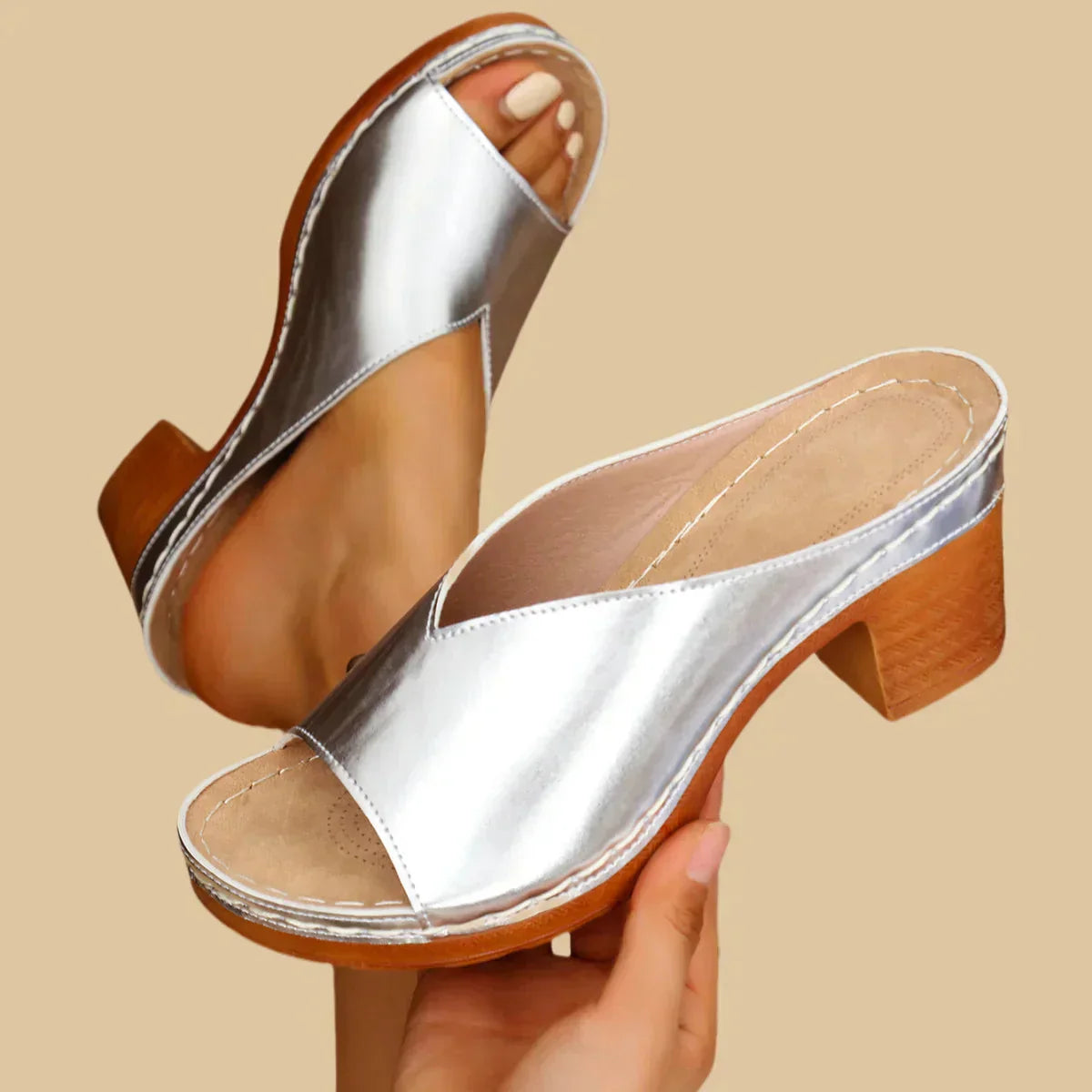 Lisa™ | Supportive Orthopedic Sandals with Chunky Heels