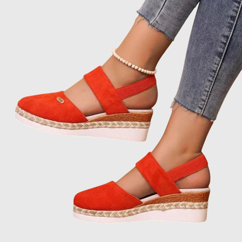 Orthopedic Platform Slingback Sandals