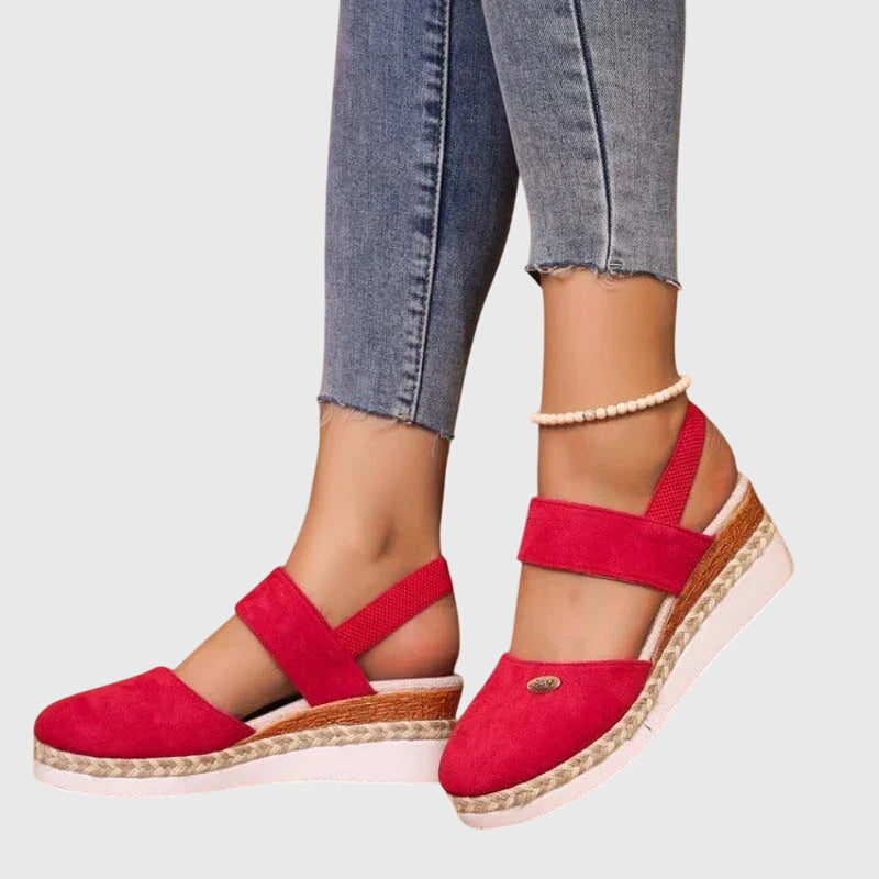 Orthopedic Platform Slingback Sandals