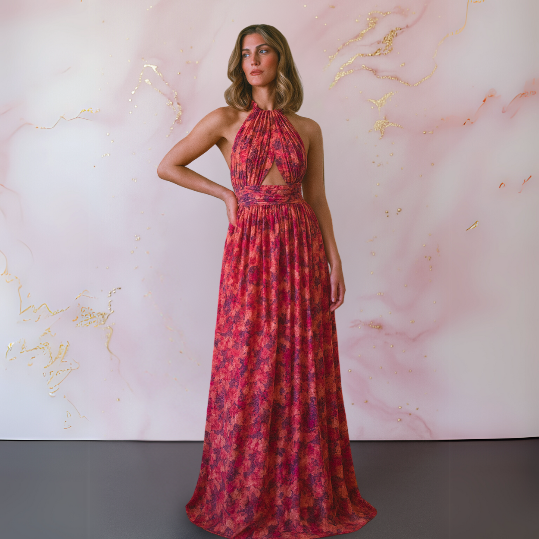 Cora™ | Chic Floral Maxi Dress